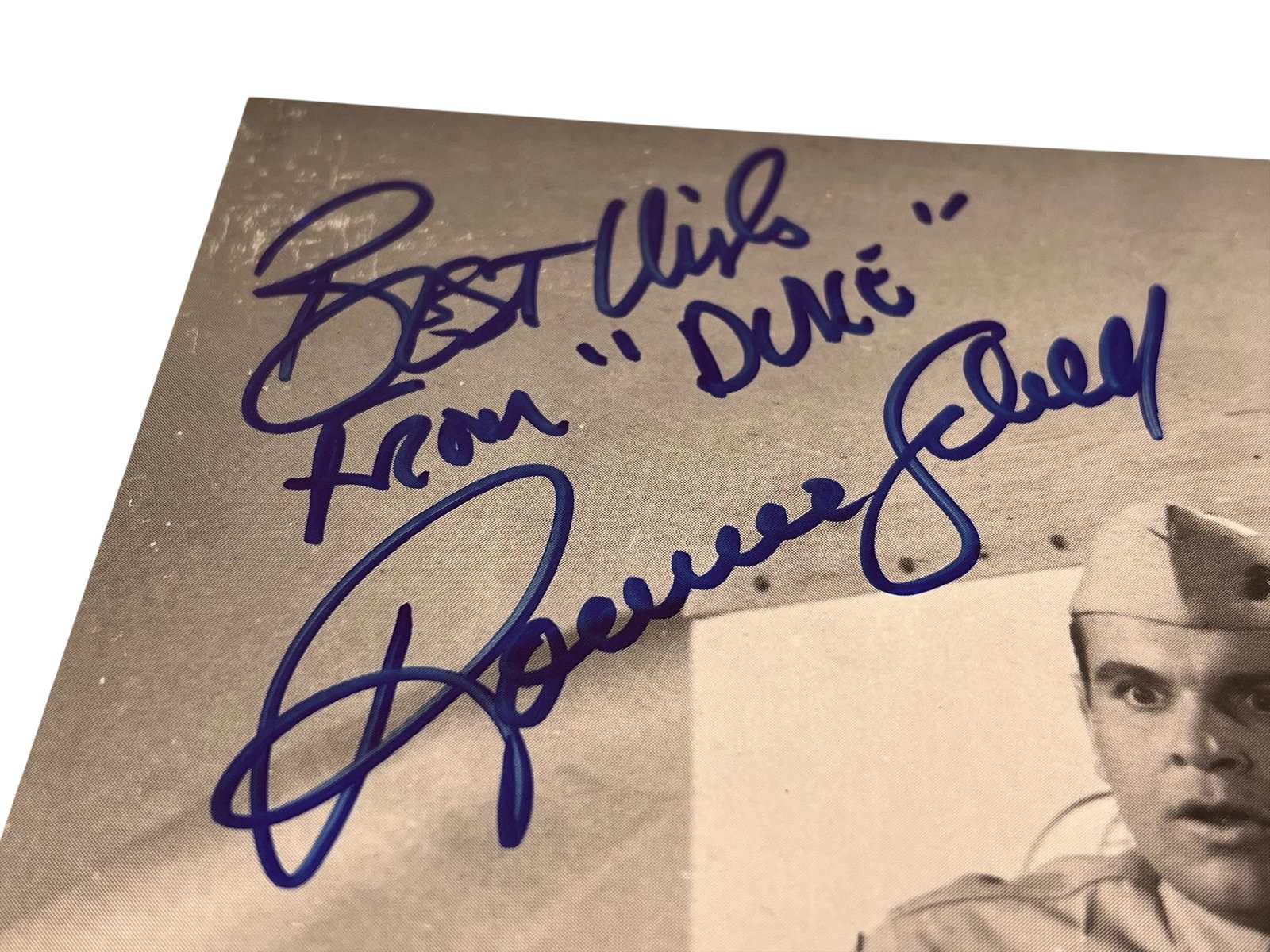 Signed Ronnie Schell "Duke Slater" Photograph - 2