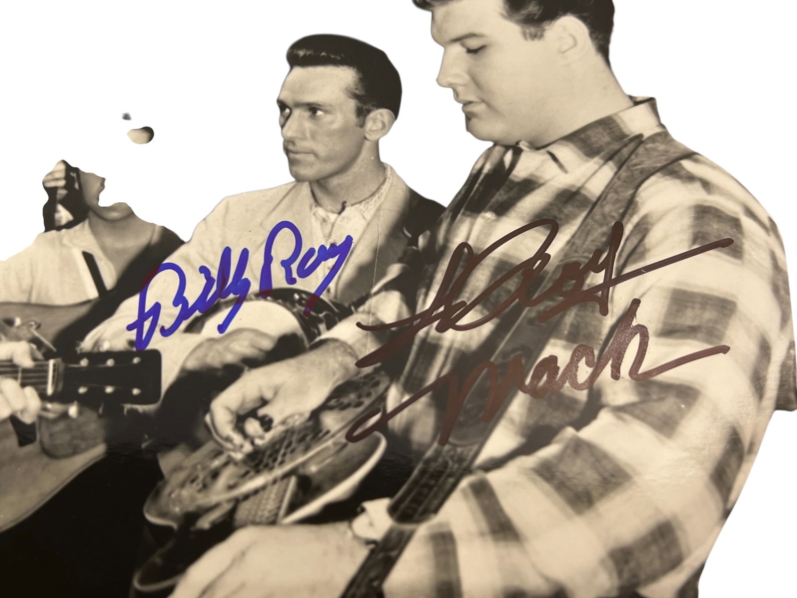 Signed by Billy Rae and LeRoy Mack - TAGS Photograph - 2
