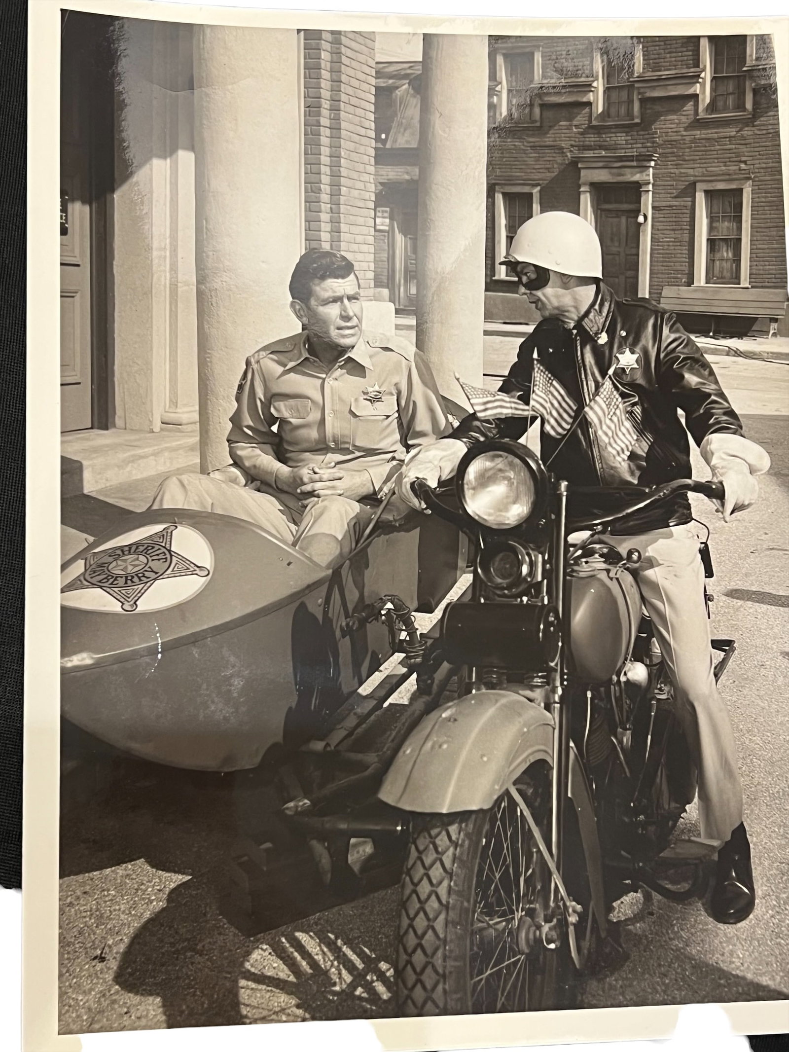 Laughing Matter The Andy Griffith Show Press Photo: This original vintage television press photograph was produced and distributed for promotional and publicity purposes during the original broadcast era of The Andy Griffith Show. Such photographs