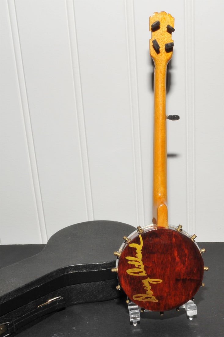 Doug Dillard Autographed Miniature Banjo Display – The Darlings of Mayberry - 3