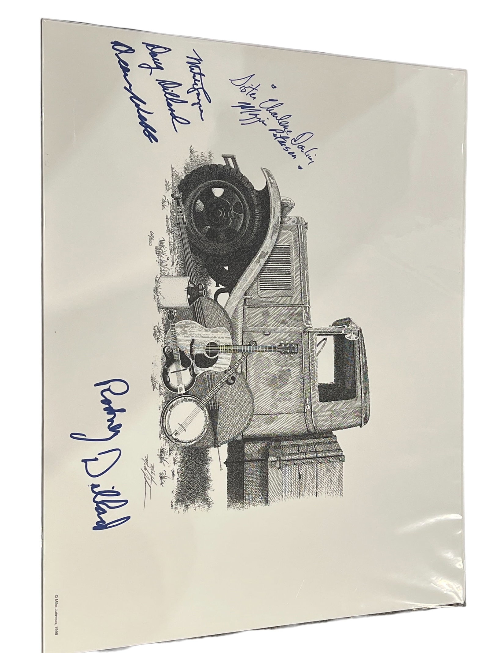 1999 Mike Johnson pen-and-ink print (1 of 6)