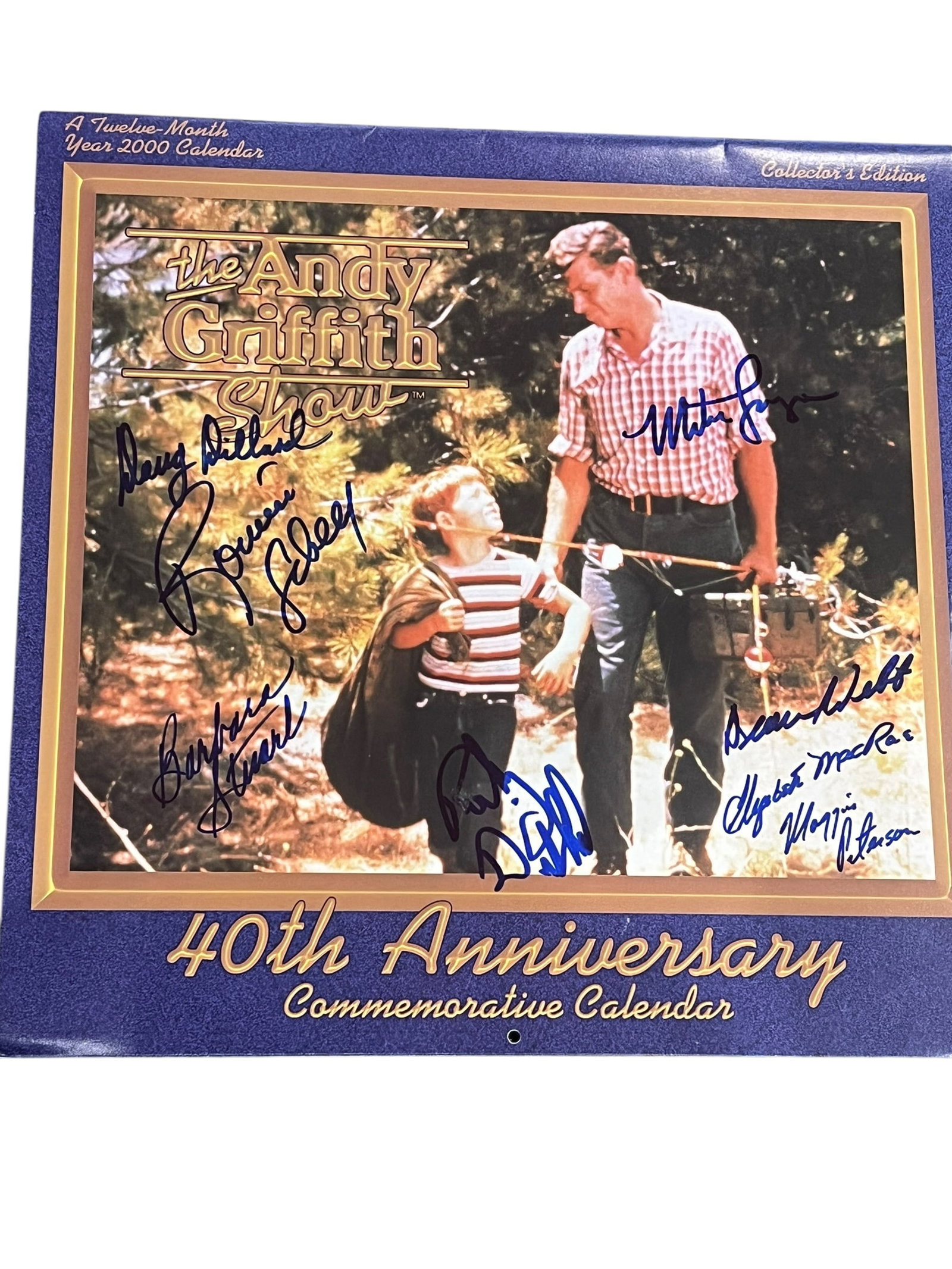Autographed 40th Anniversary Commemorative Calendar for The Andy Griffith Show (1 of 10)
