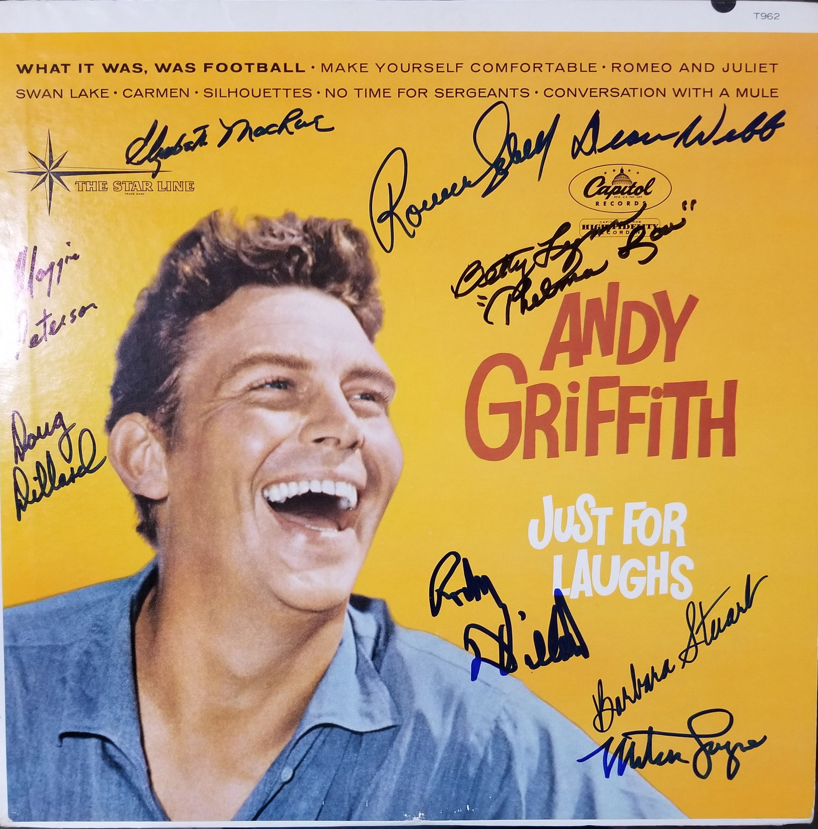 Autographed “Just for Laughs" By 9 Cast Members TAGS (1 of 13)
