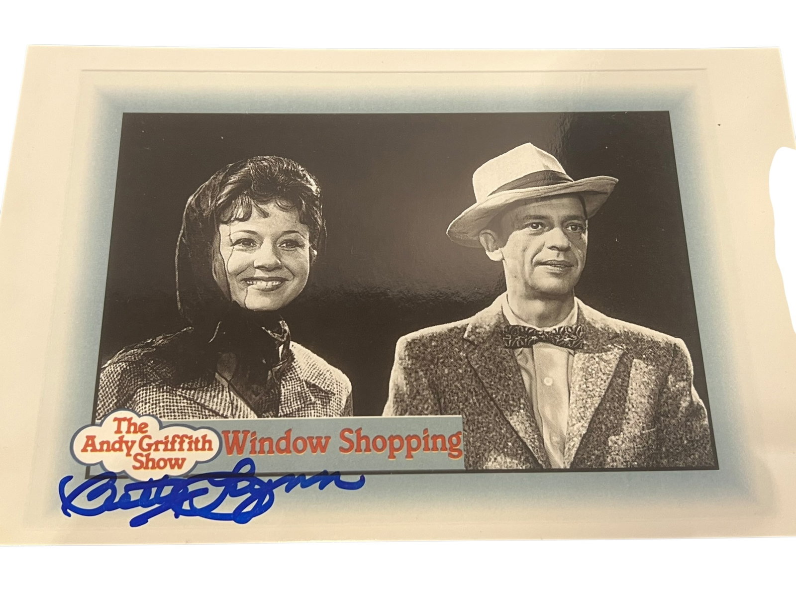 Signed Betty Lynn Press Photo (1 of 2)