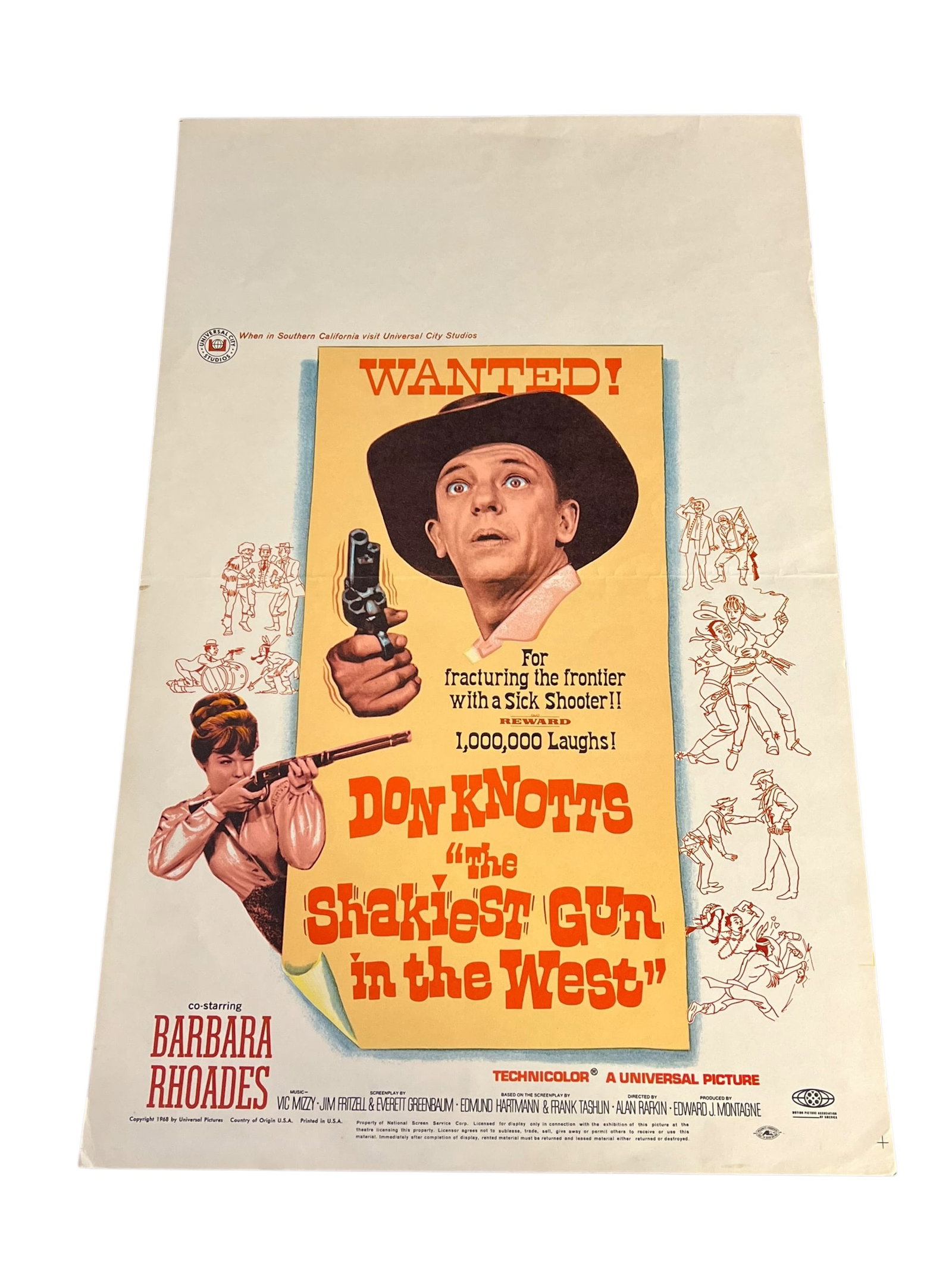 Shakiest Gun in the West Movie Poster (1 of 3)