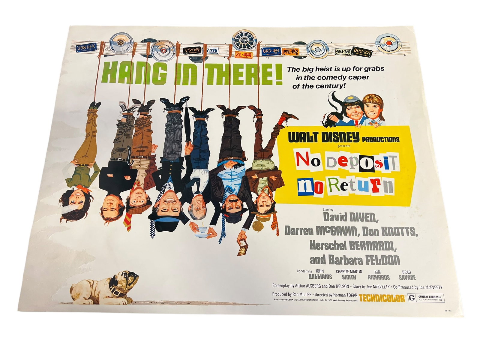 No Deposit No Return Movie Poster (1 of 4)