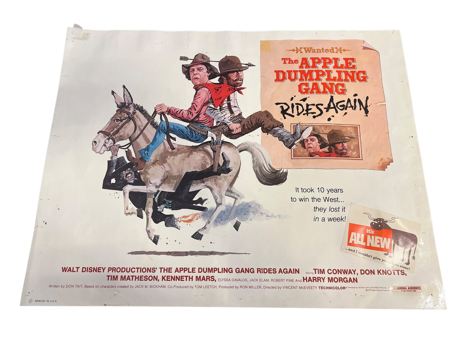 The Apple Dumpling Gang Rides Again Movie Poster (1 of 5)