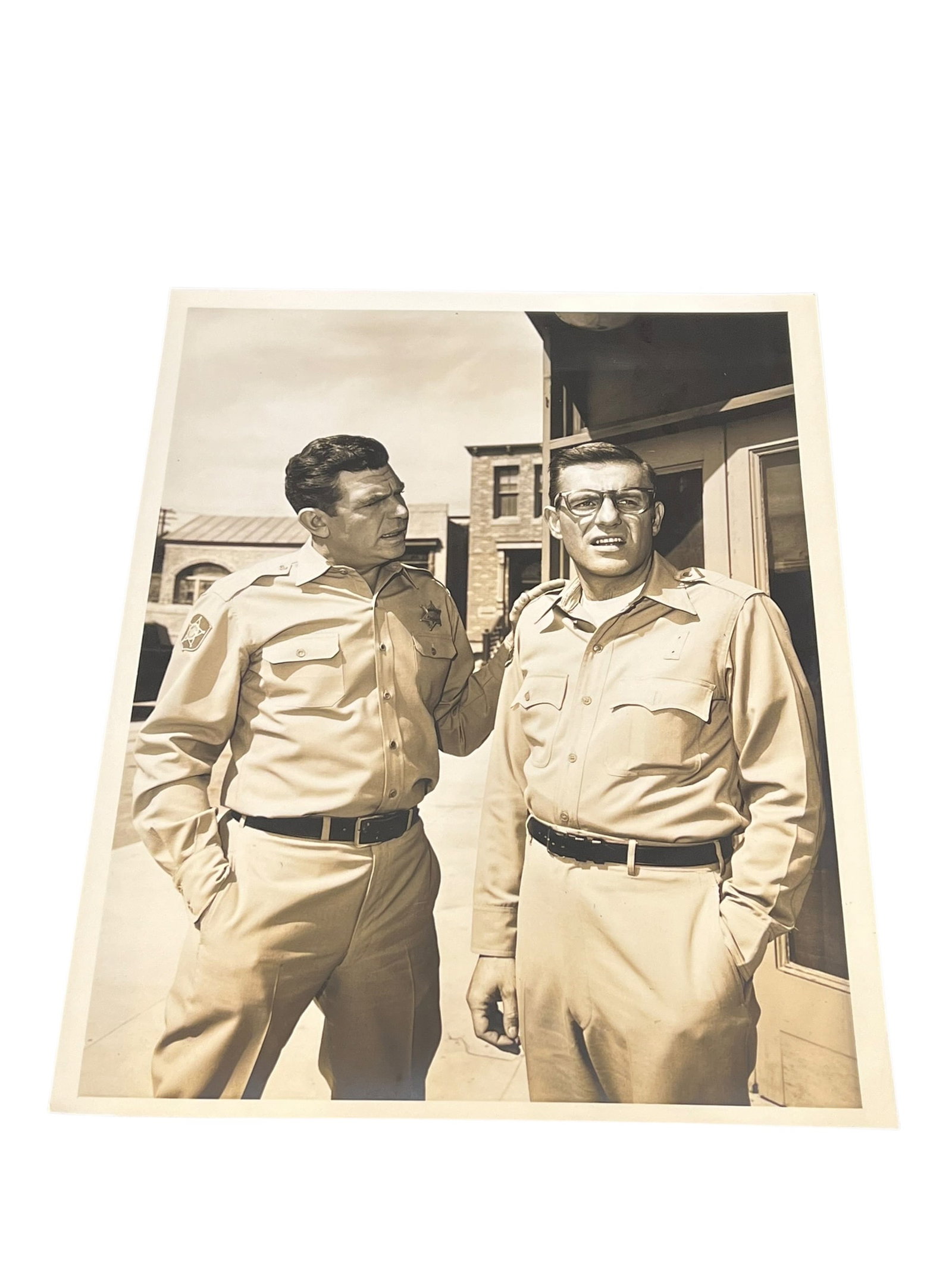 The Andy Griffith Show Still Press Photograph: This original vintage television press photograph was produced and distributed for promotional and publicity purposes during the original broadcast era of The Andy Griffith Show. Such photographs were
