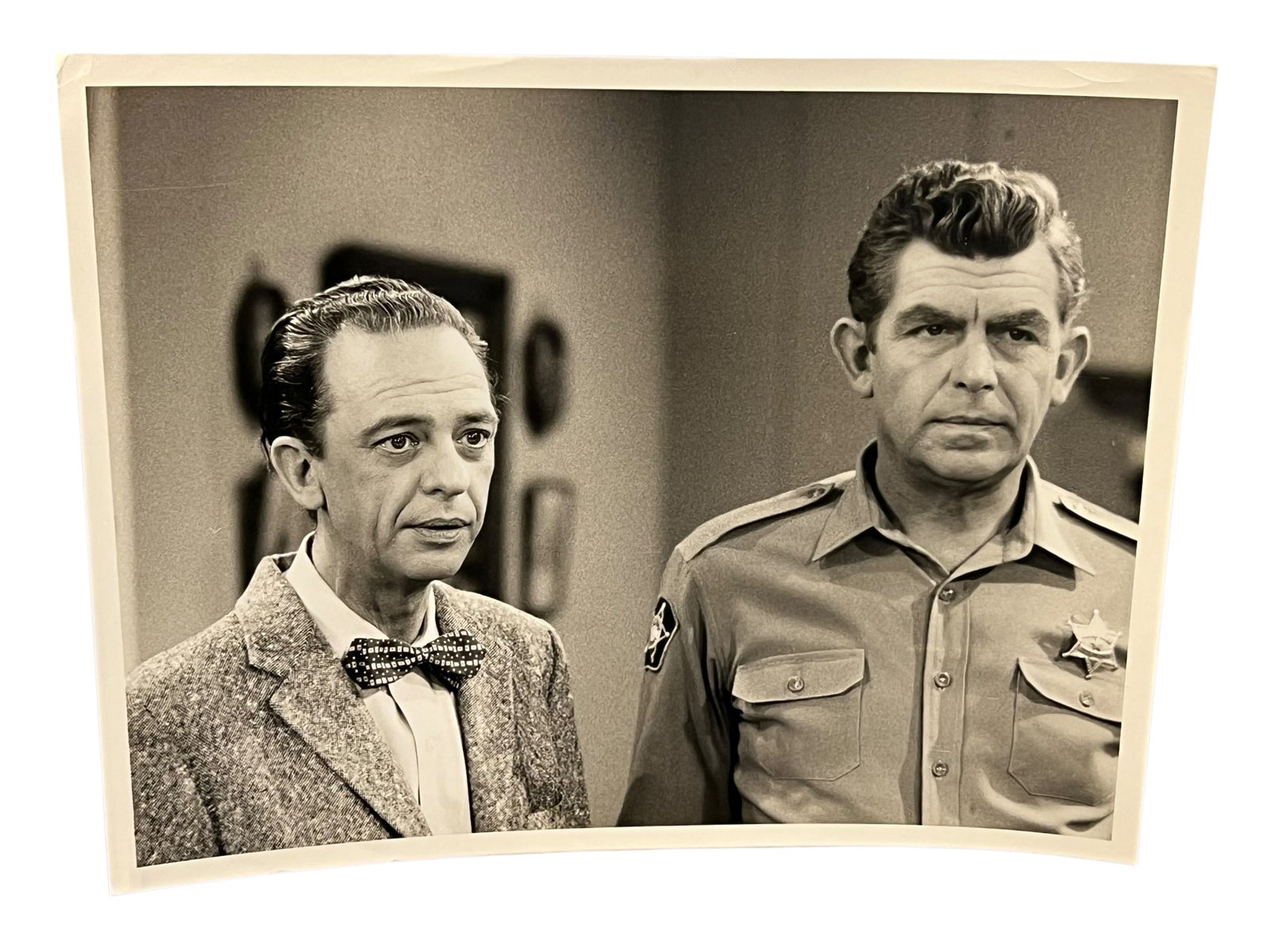 The Andy Griffith Show Press Photograph: This original vintage television press photograph was produced and distributed for promotional and publicity purposes during the original broadcast era of The Andy Griffith Show. Such photographs were