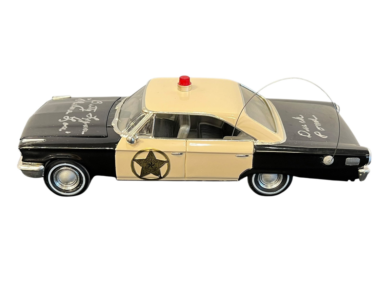 1962 Ford Galaxie Mayberry Sheriff's Car Model Autographed by Betty Lynn ("Thelma Lou") (1 of 7)