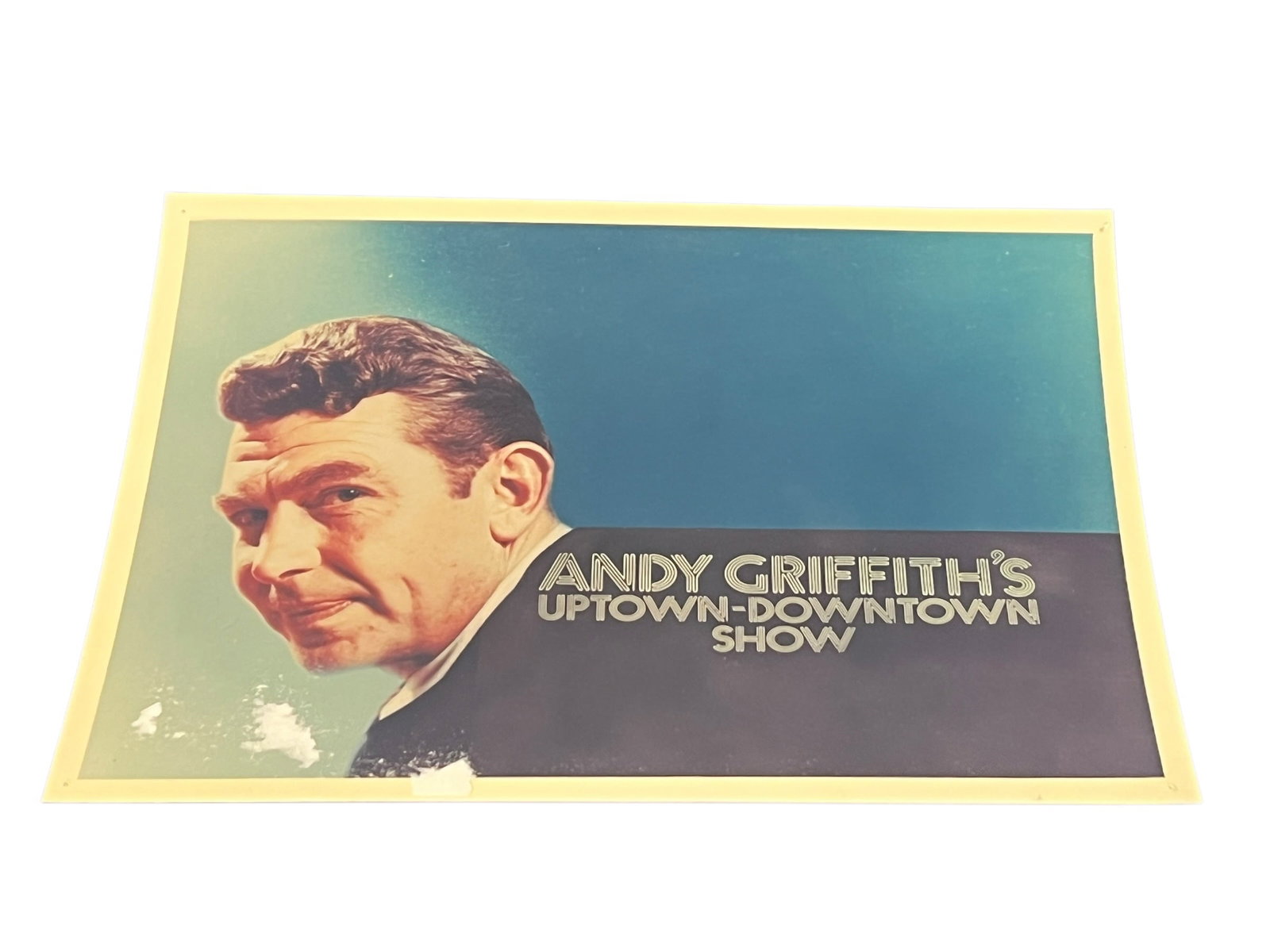 Andy Griffith Still Press Photograph: This original vintage television press photograph was produced and distributed for promotional and publicity purposes during the original broadcast era of The Andy Griffith Show. Such photographs