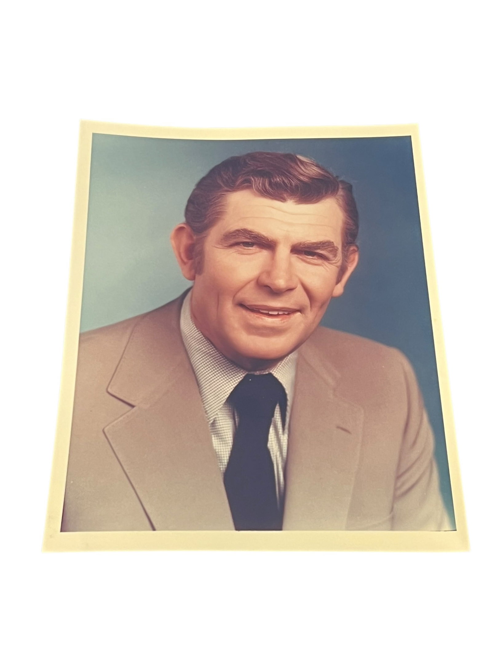 Andy Griffith Still Press Photograph: This original vintage television press photograph was produced and distributed for promotional and publicity purposes during the original broadcast era of The Andy Griffith Show. Such photographs