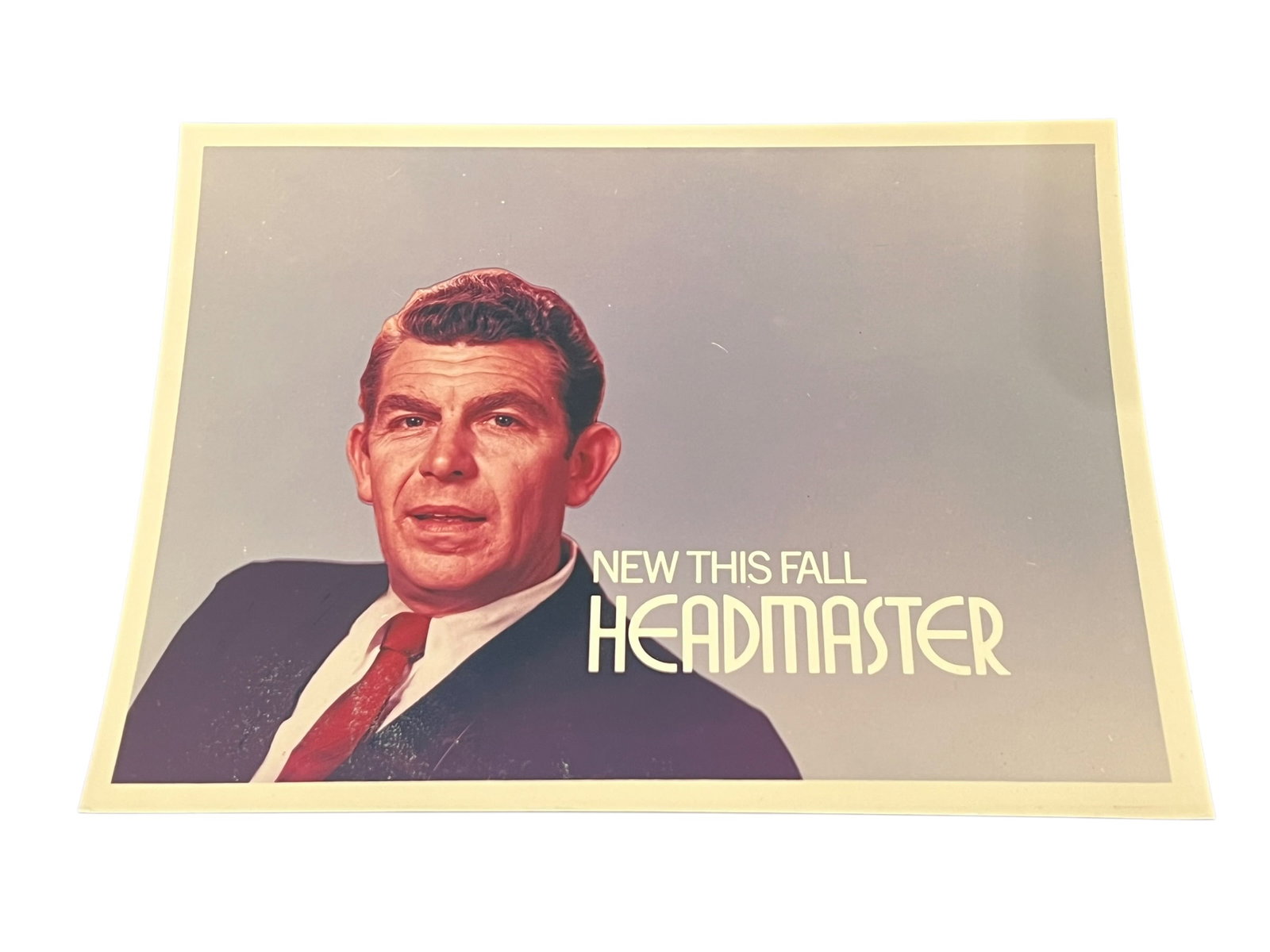 Andy Griffith Still Press Photograph: This original vintage television press photograph was produced and distributed for promotional and publicity purposes during the original broadcast era of The Andy Griffith Show. Such photographs