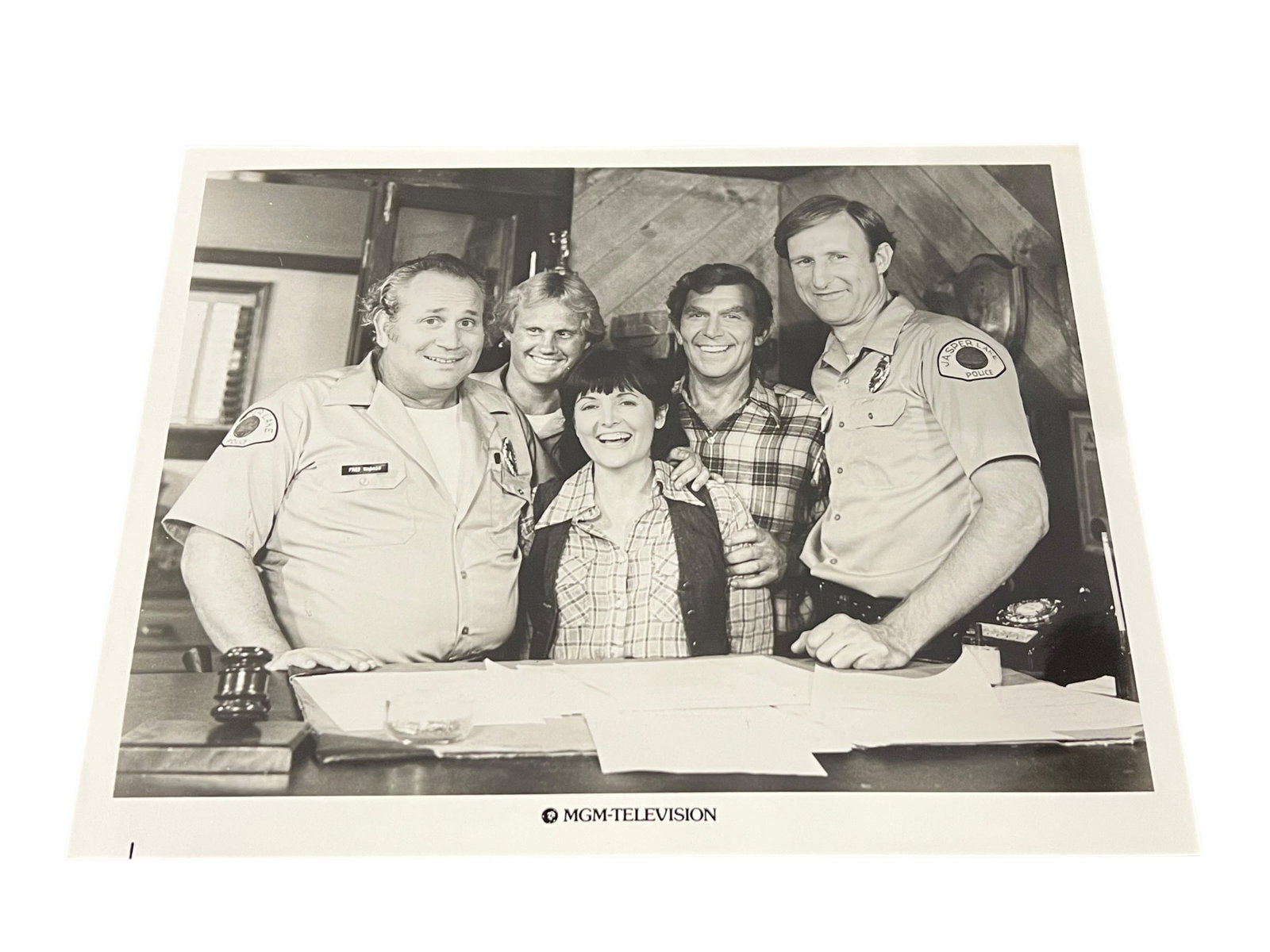 Andy Griffith Still Press Photograph: This original vintage television press photograph was produced and distributed for promotional and publicity purposes during the original broadcast era of The Andy Griffith Show. Such photographs were