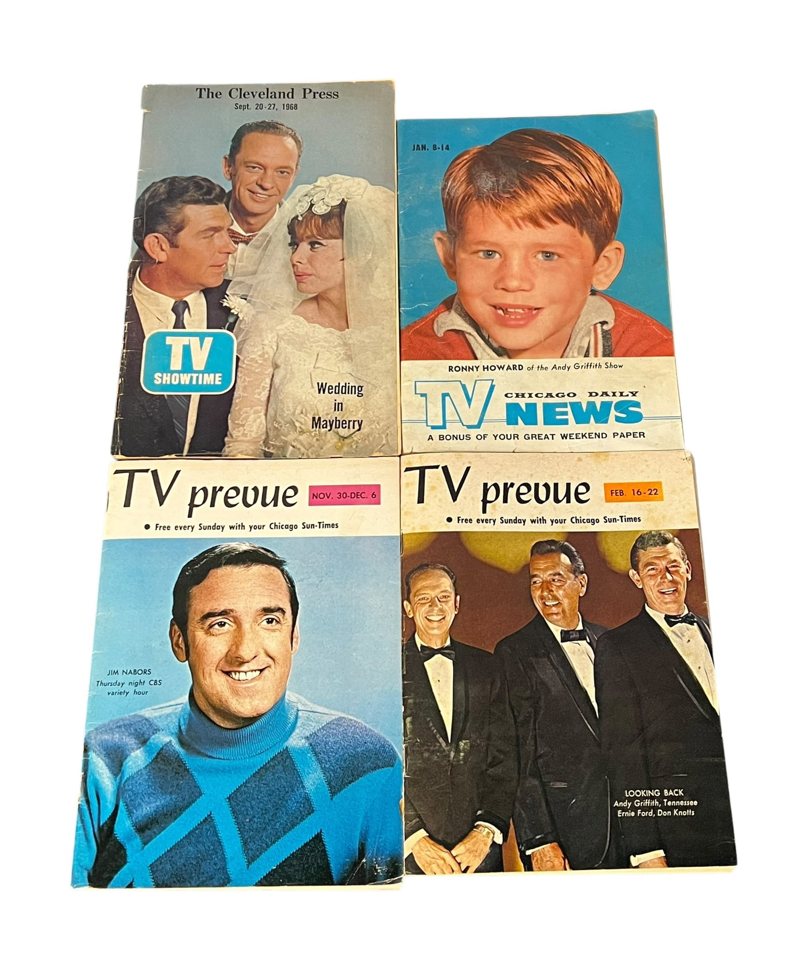 Lot of 4 TV Preview Magazines (1 of 5)