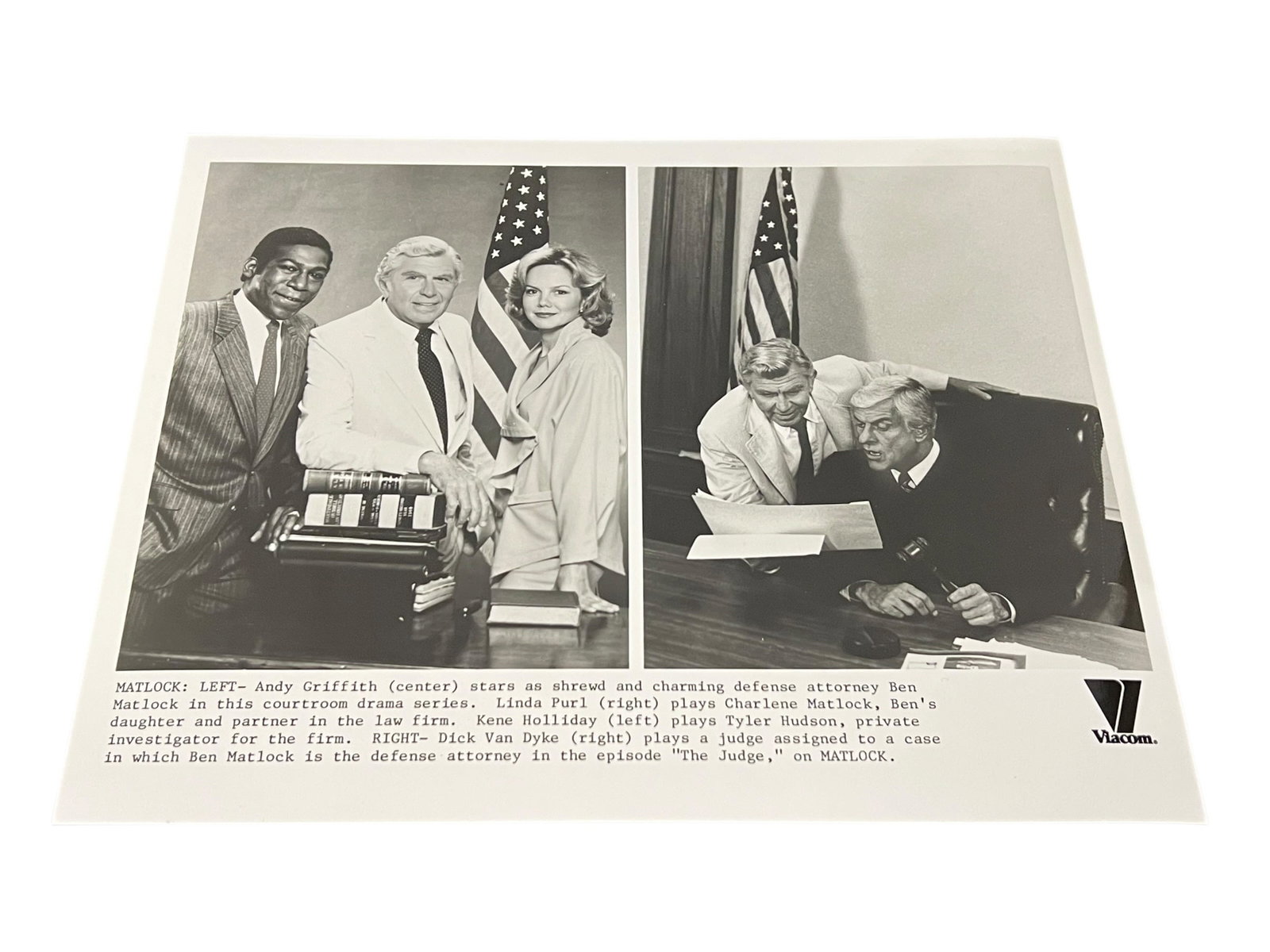 The Andy Griffith Show Press Photograph: This original vintage television press photograph was produced and distributed for promotional and publicity purposes during the original broadcast era of The Andy Griffith Show. Such photographs were