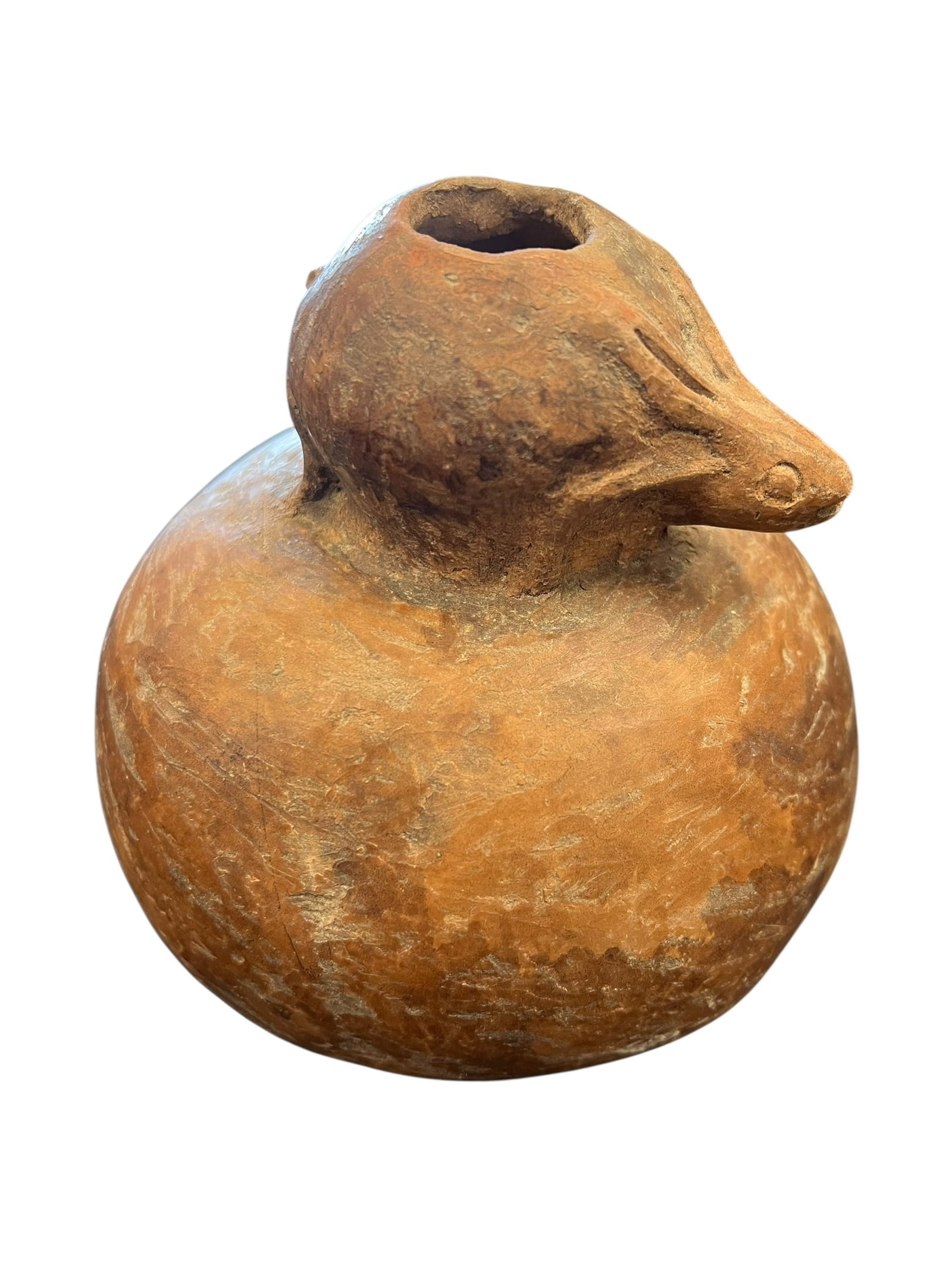 Native American Pottery Effigy Vessel - 2