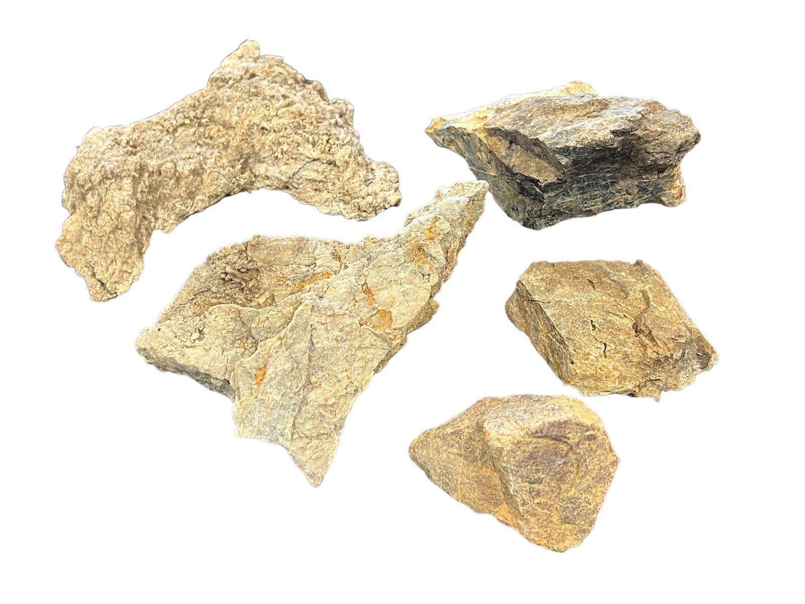 Lot of 5 Native American Artifacts: These natural stones resemble rough zebra jasper or similar rough sedimentary rocks, often sold for terrariums or crafts.Similar materials, such as bumbelbee stone or dendritic agate, are mined in Ind