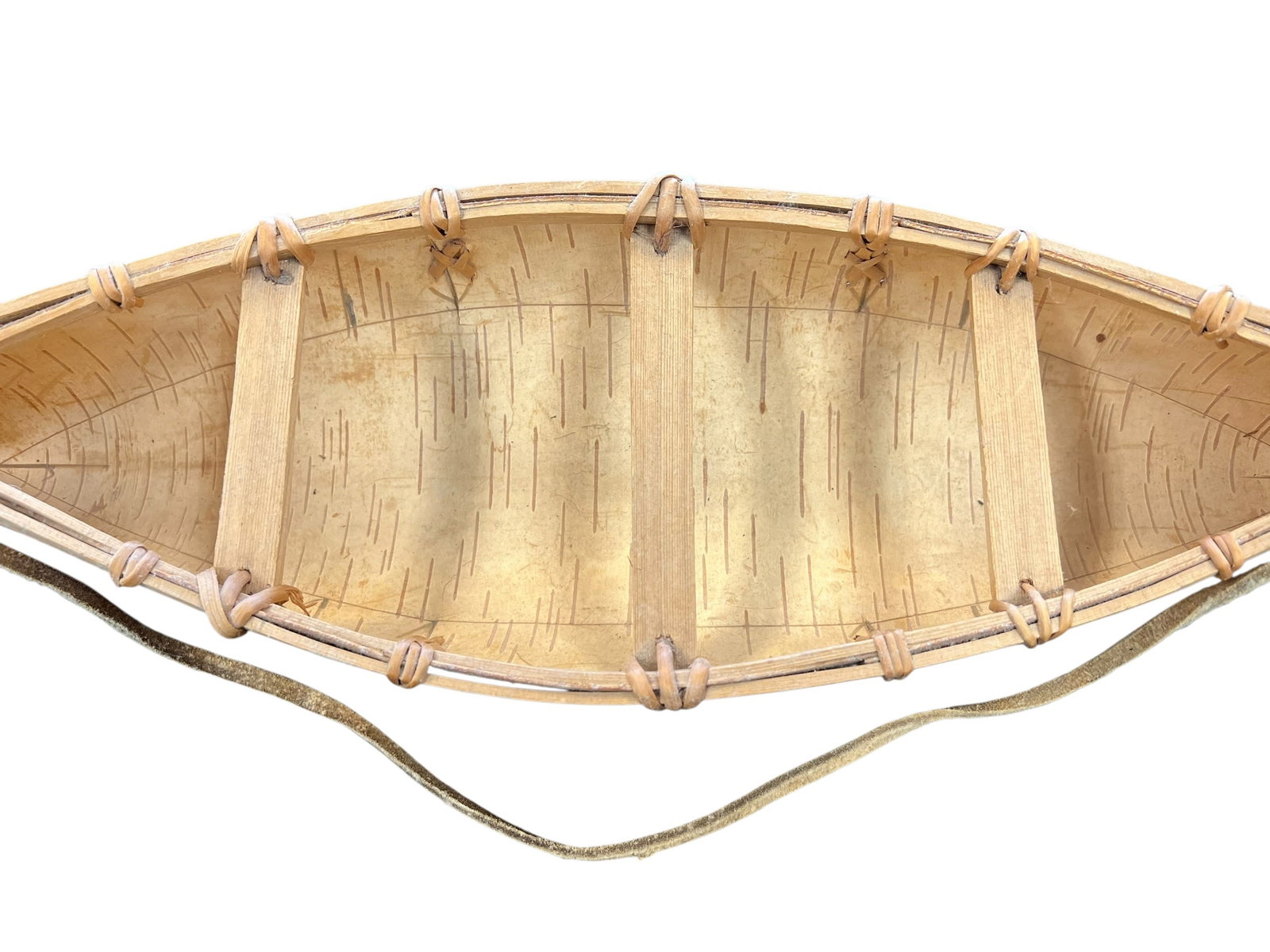 Hand Crafted Native American Canoe - 4