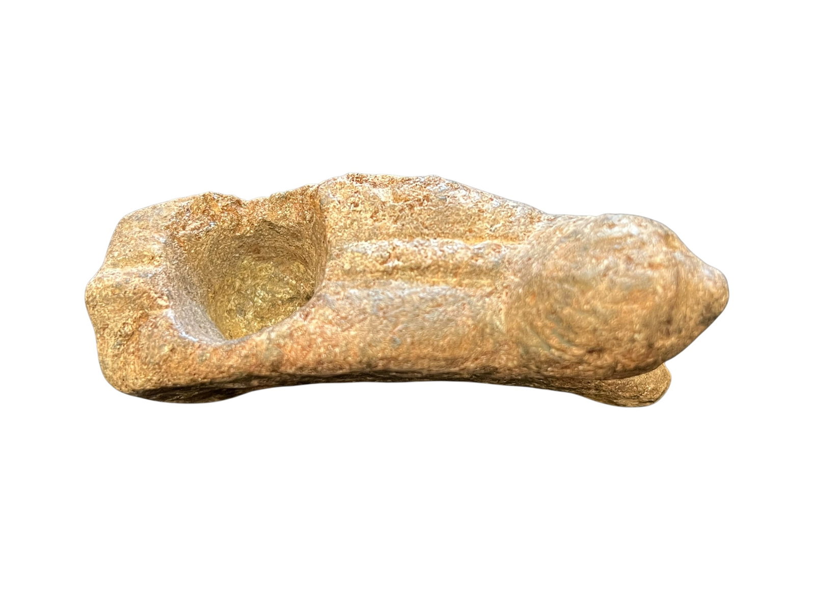 Native American Effigy Stone Pipe - 2