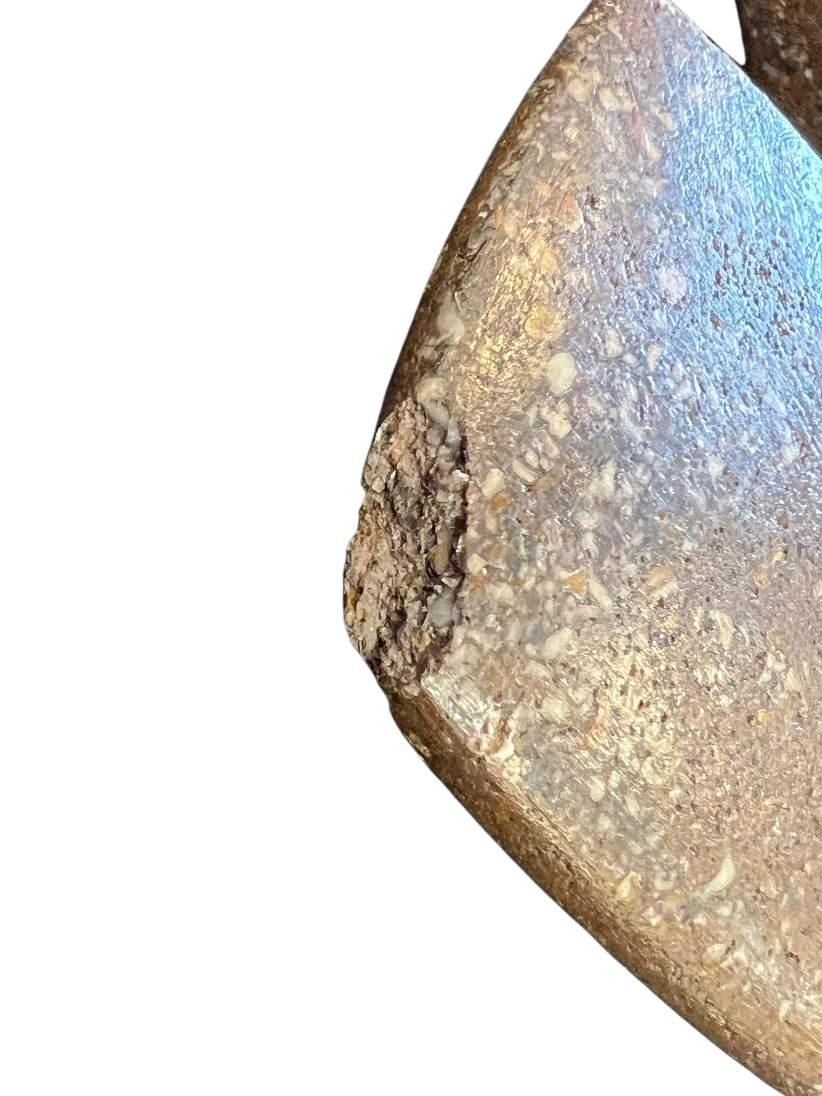 Native American Polished Bannerstone - 3