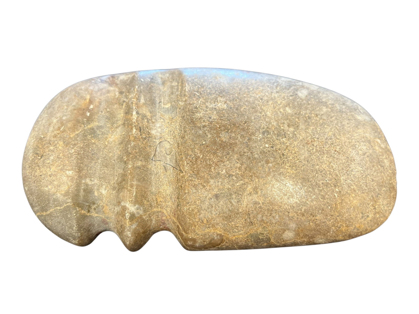 Native American Double Grooved Axe Head (1 of 3)