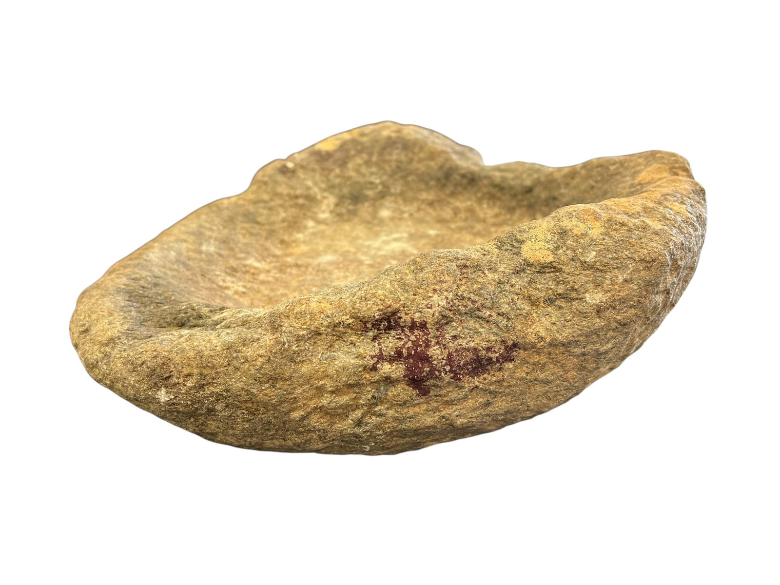 Large Native American Mortar - 4