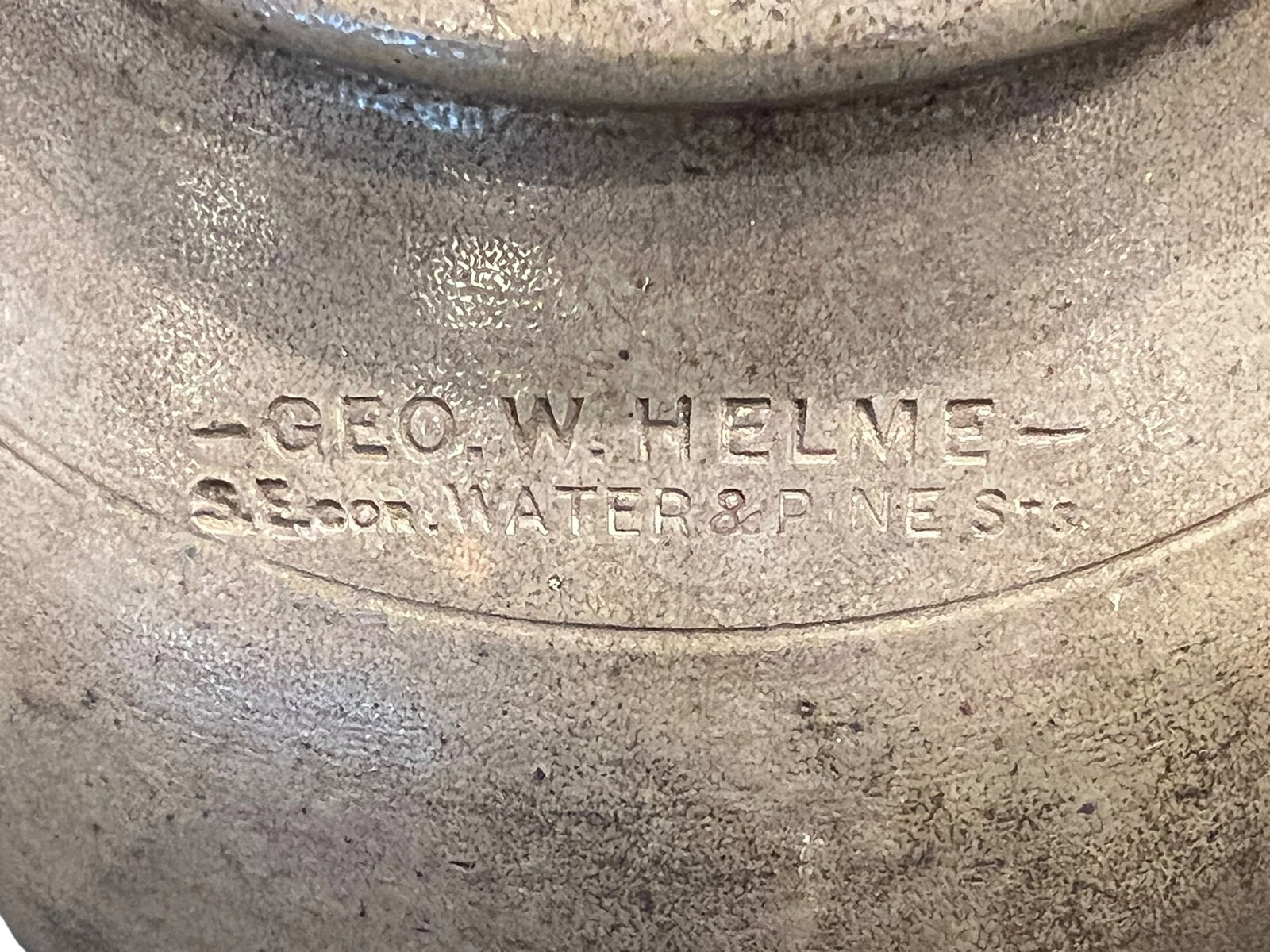 2 Gallon crock George W; Helme Water & Pine st. - 3