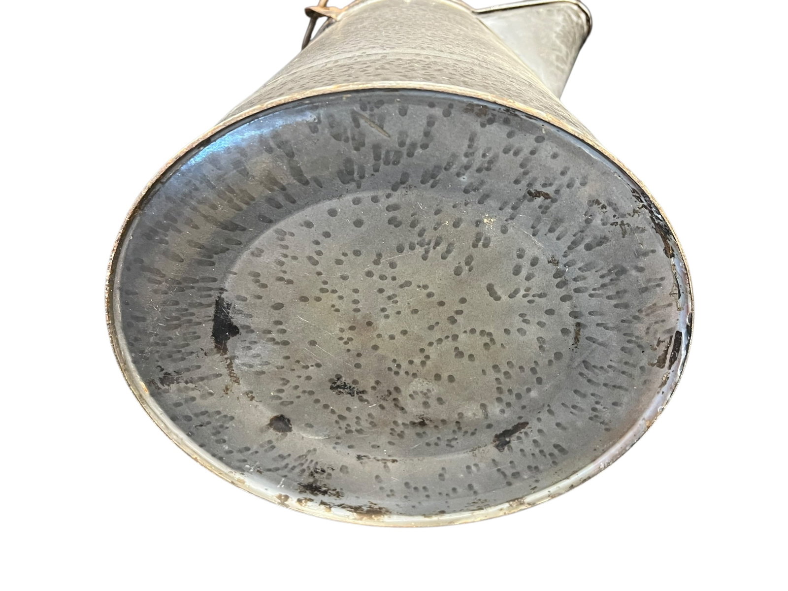 Grey Graniteware Chuck Wagon Coffee Pot - 6