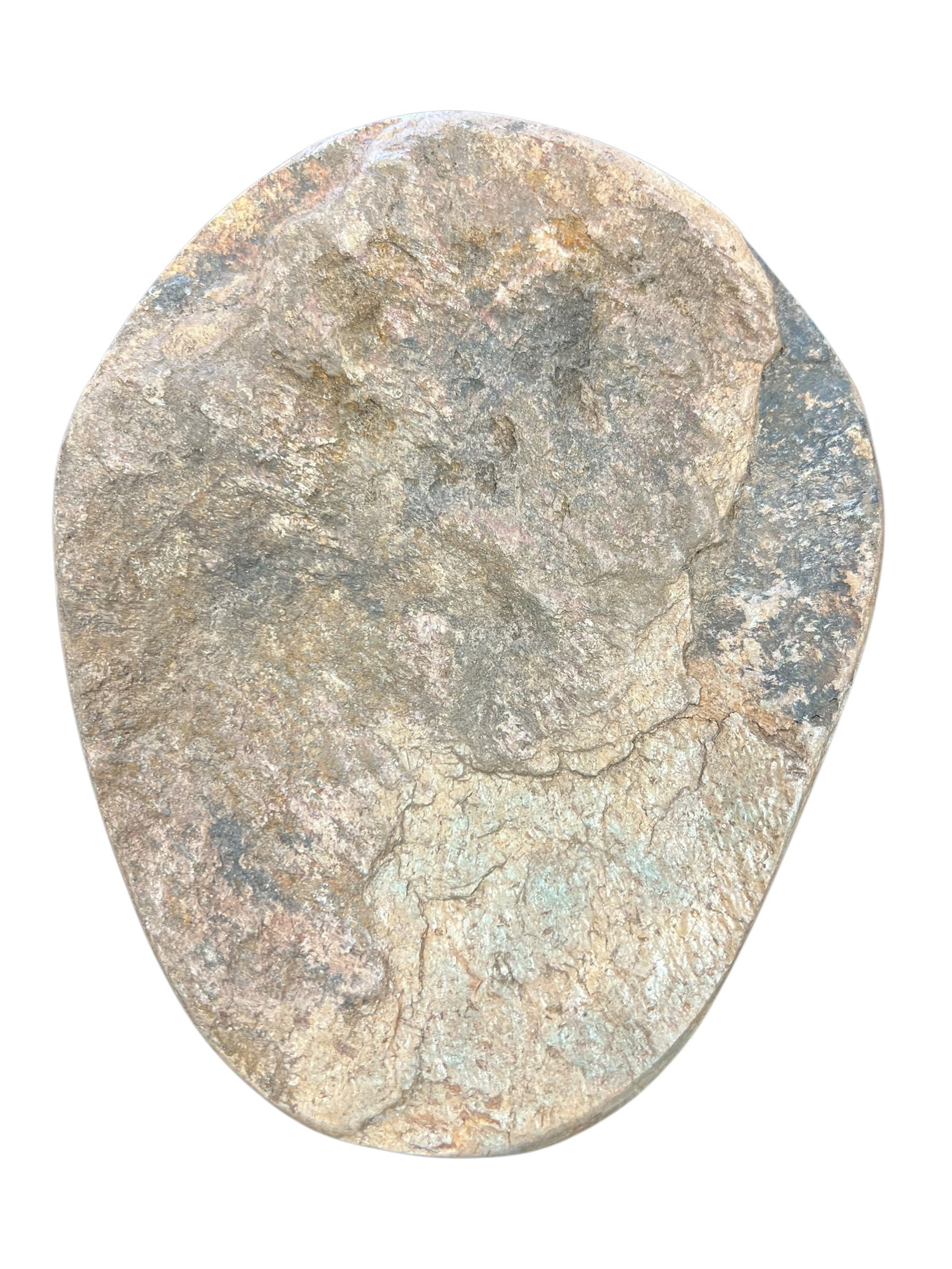 Native American Carved Stone Face - 3