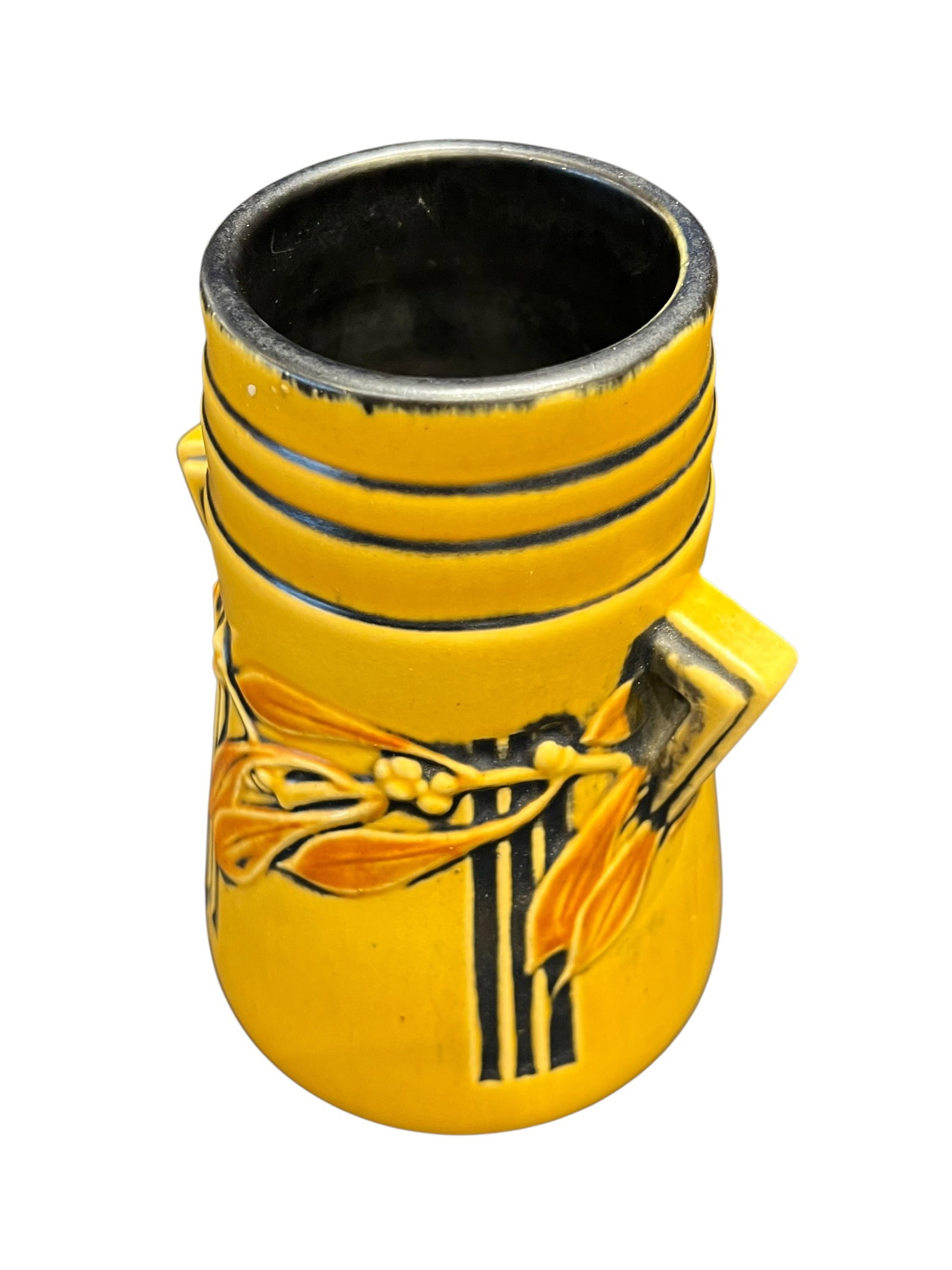 Roseville Laurel Pattern Pottery Vase - 2