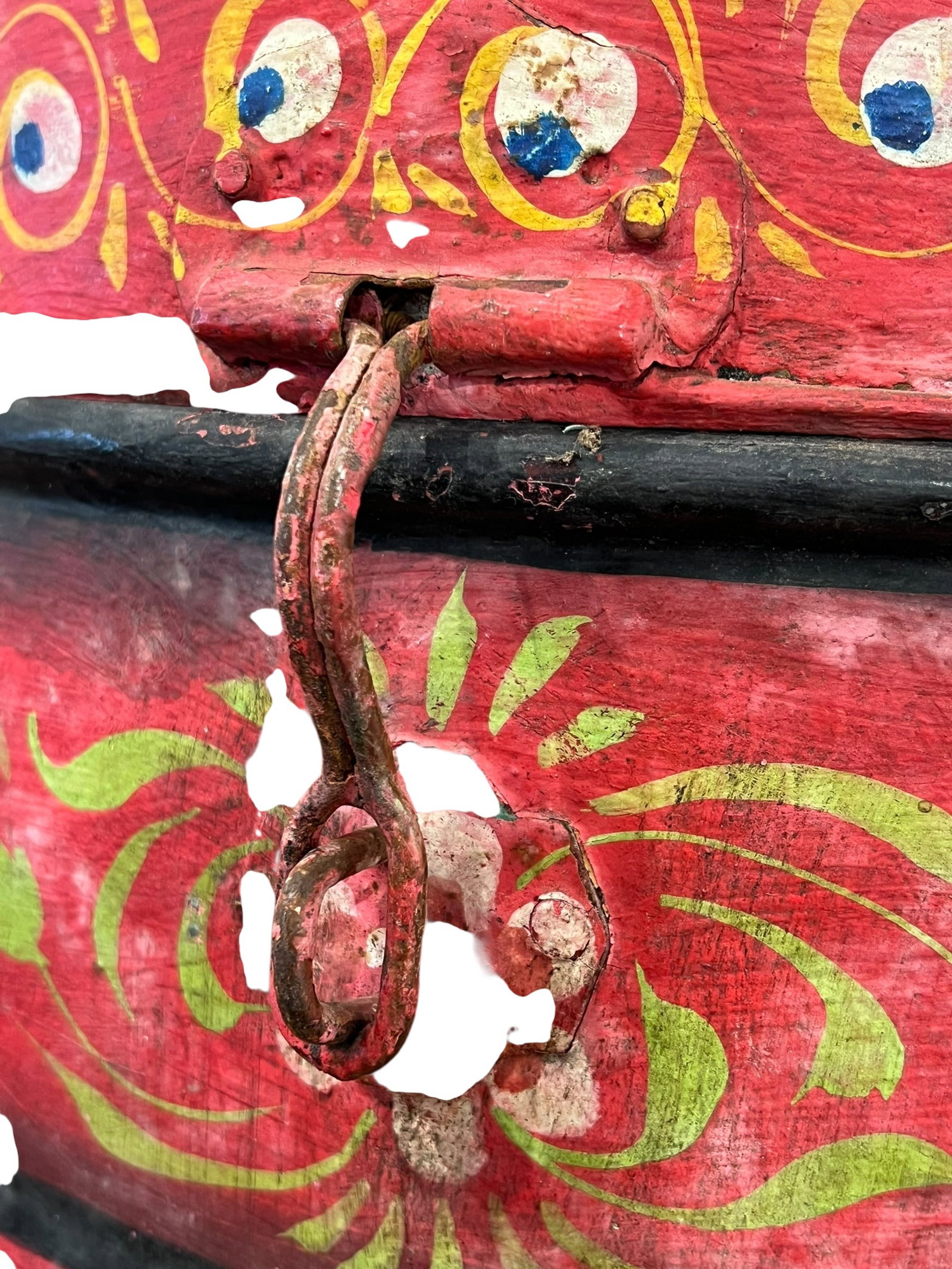 Hand Painted Metal Barrel - 5