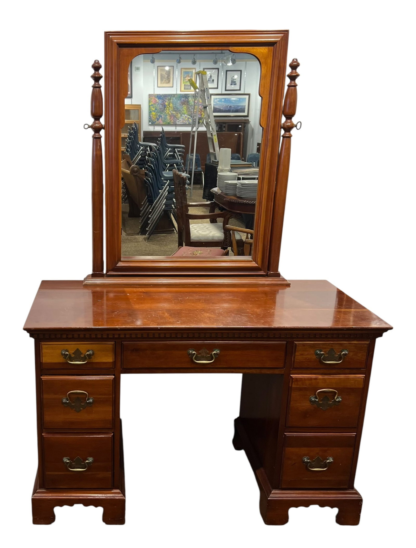 Davis Cabinet Co. Cherry Vanity - 2