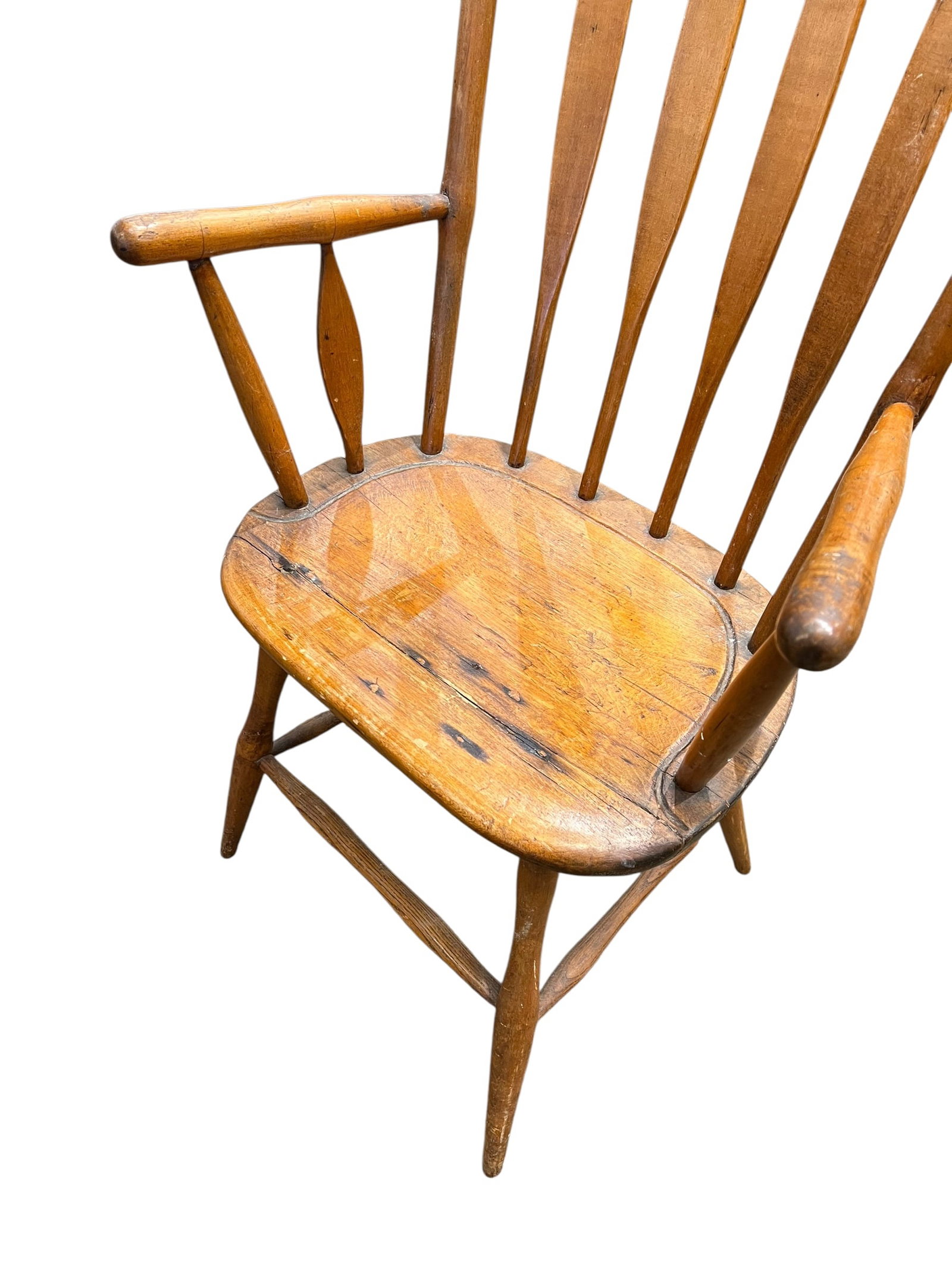 Windsor Style Arrowback /comb back Armchair - 5