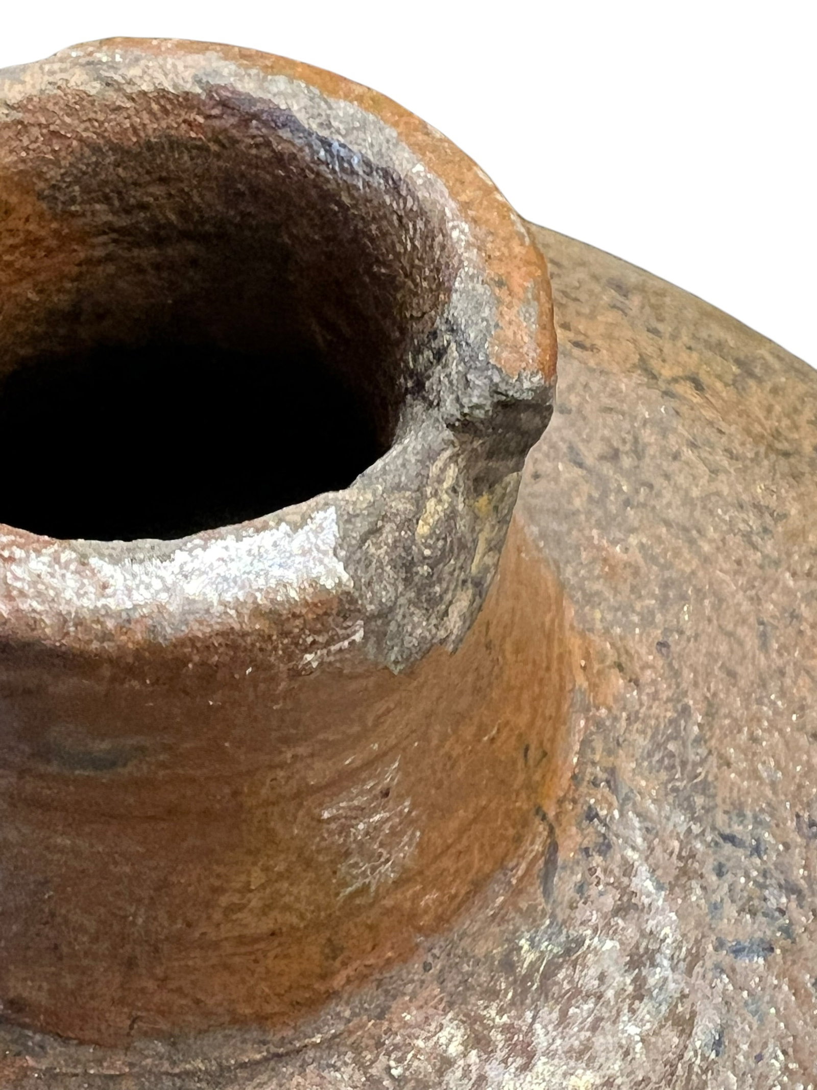 Brown Salt Glaze Stoneware Jug - 4