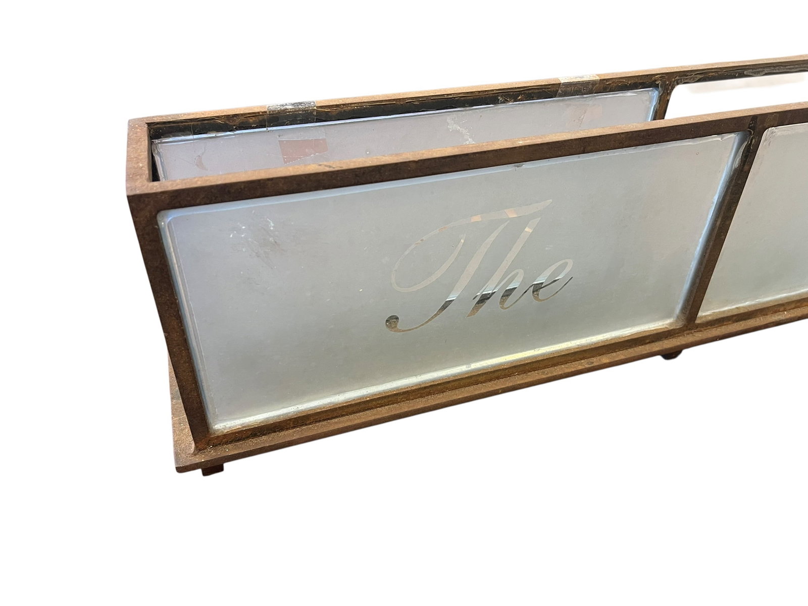 3 Panel Wooden Display Case - 2