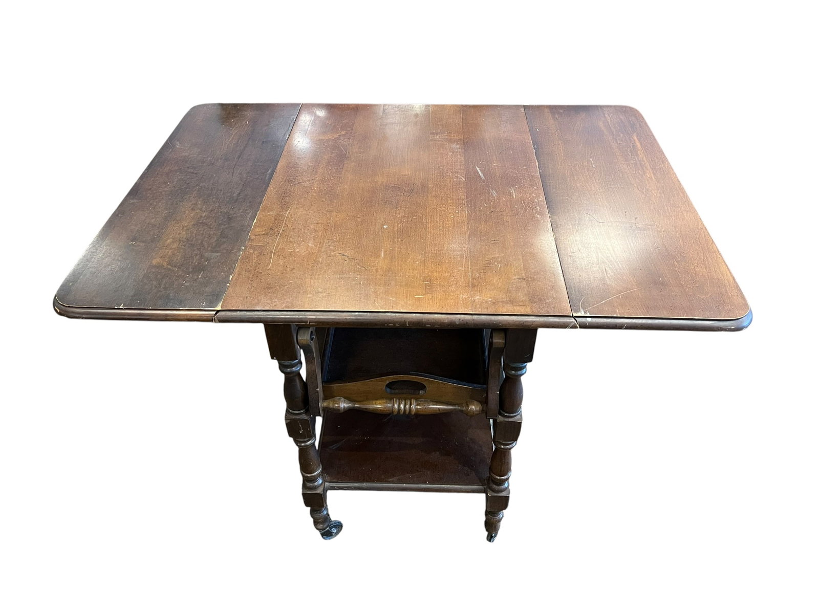 Mahogany Tea Cart - 4