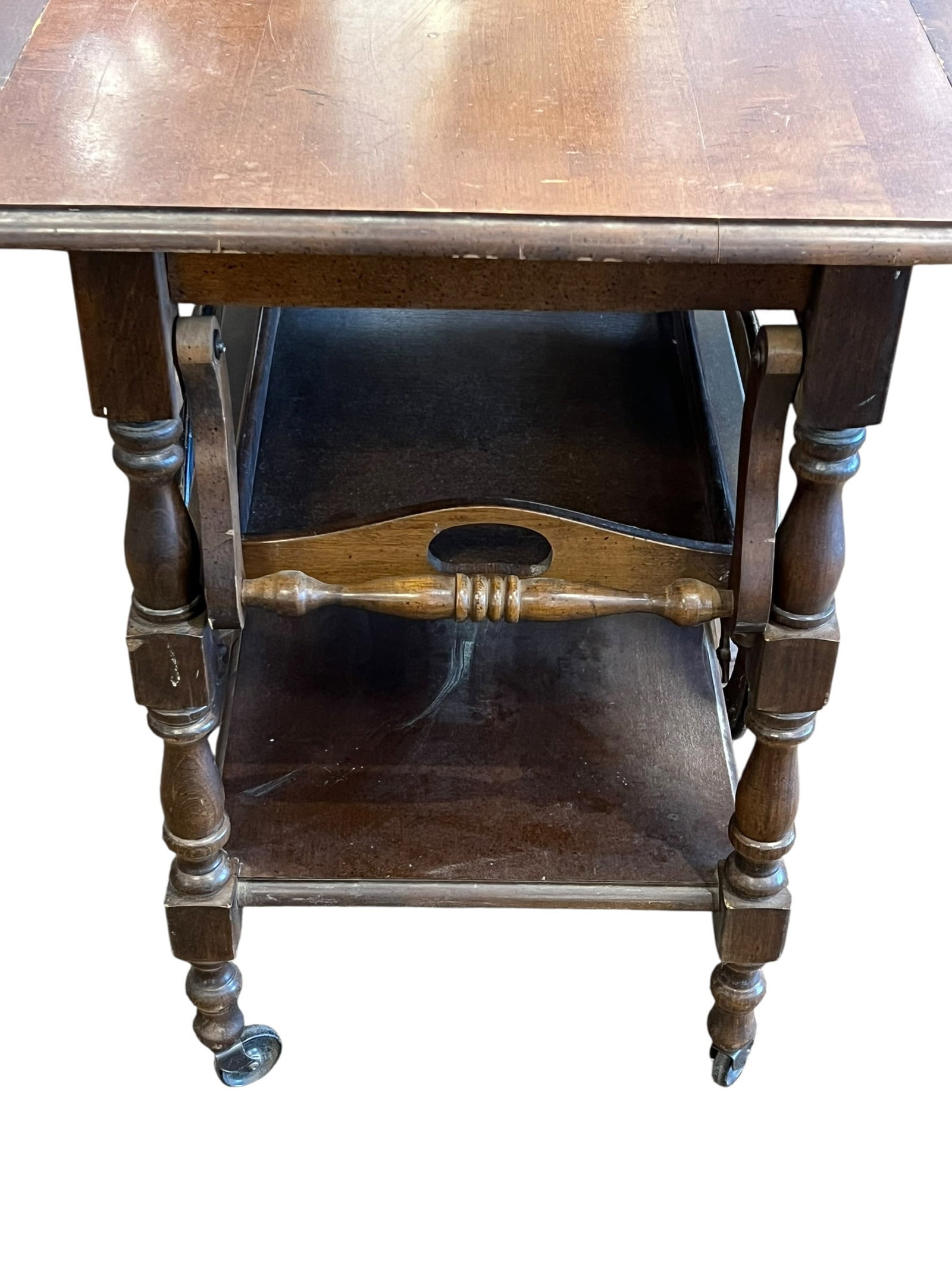 Mahogany Tea Cart - 5