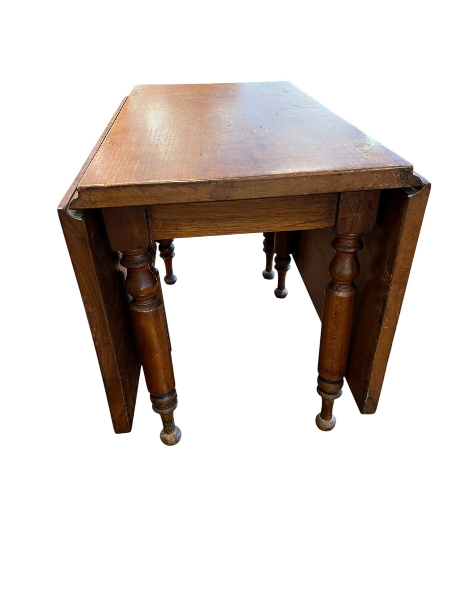 Small Mahogany Drop Leaf Table - 2