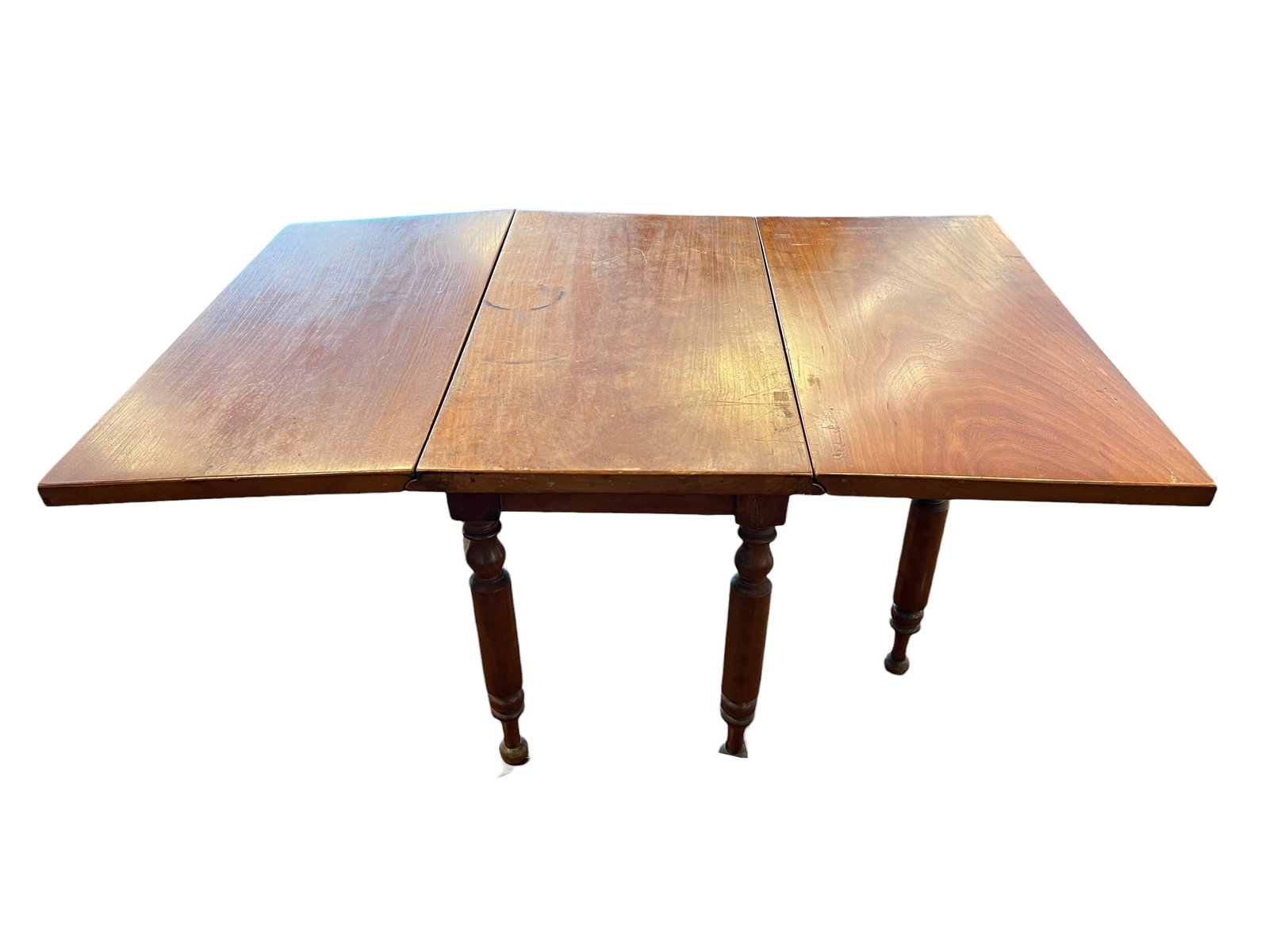 Small Mahogany Drop Leaf Table - 3