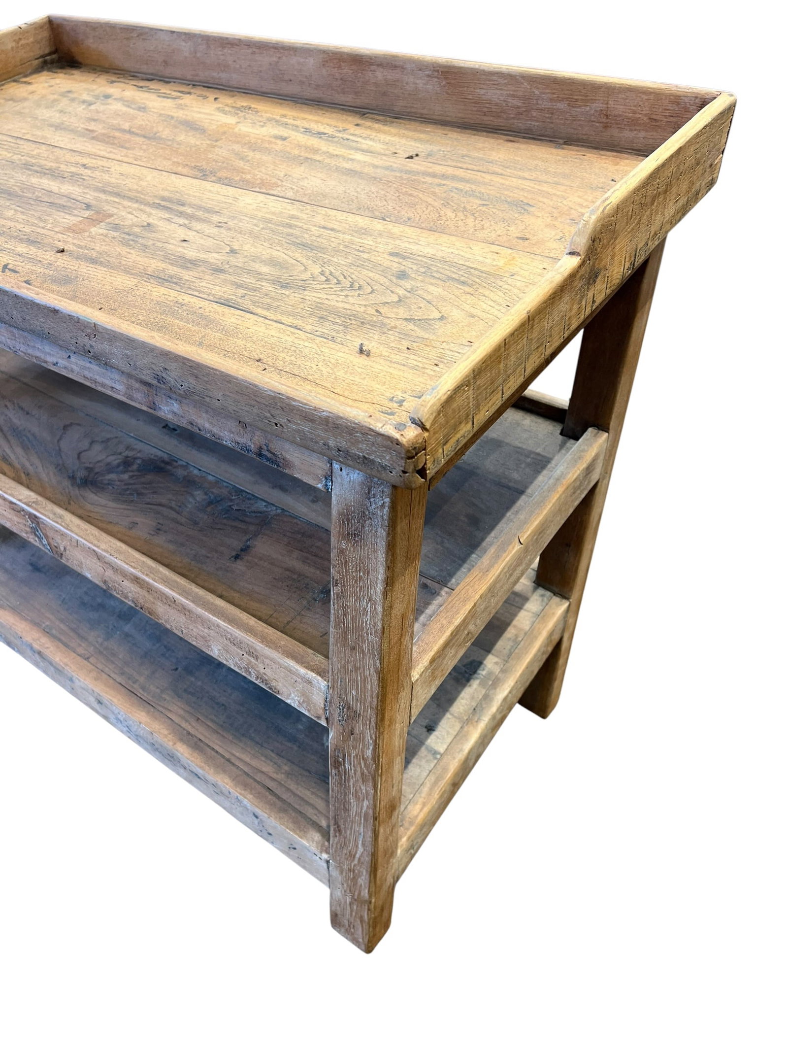 Rustic Wooden Display Table - 3