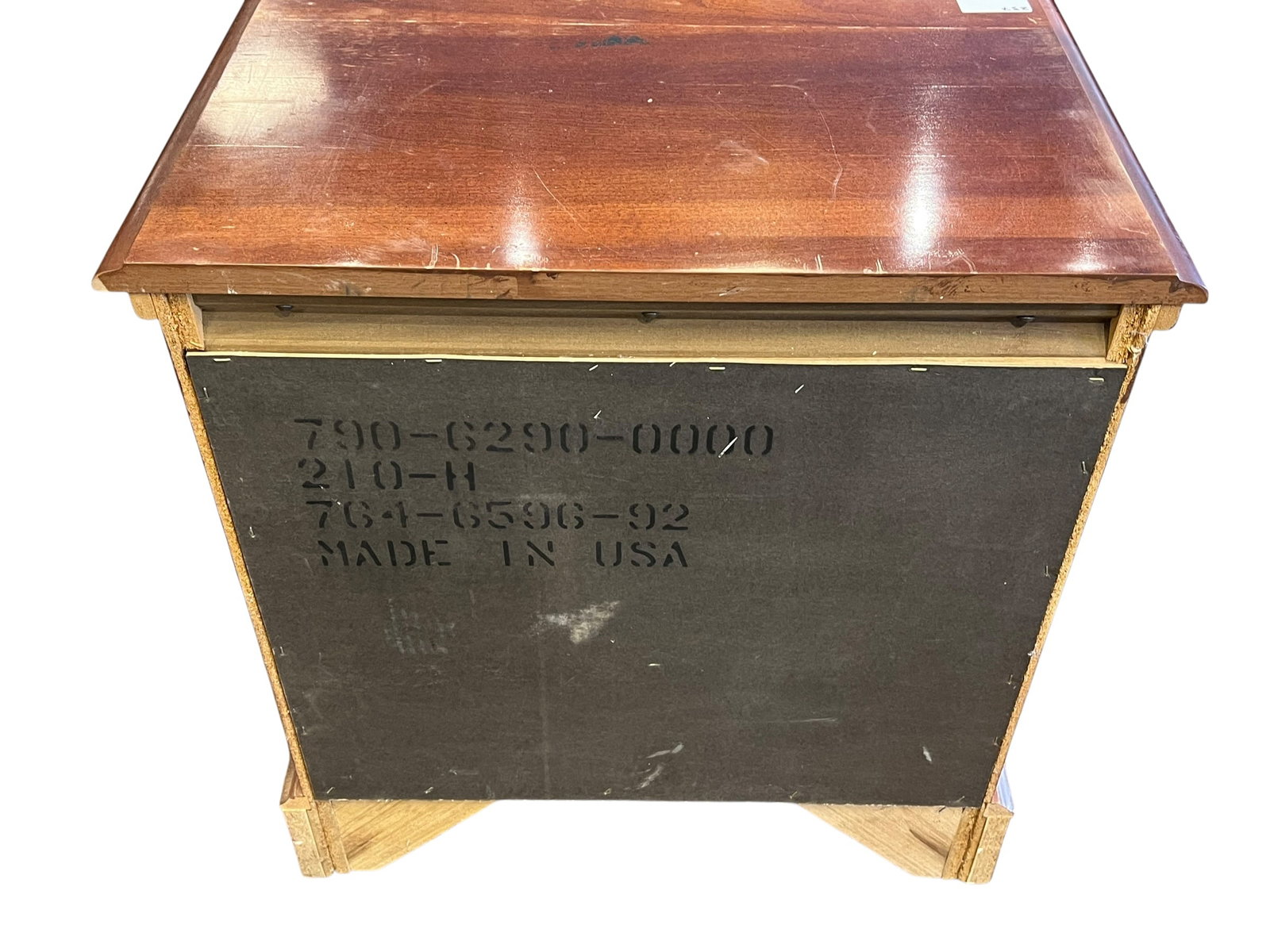 Mahogany 2 Drawer Nightstand - 6