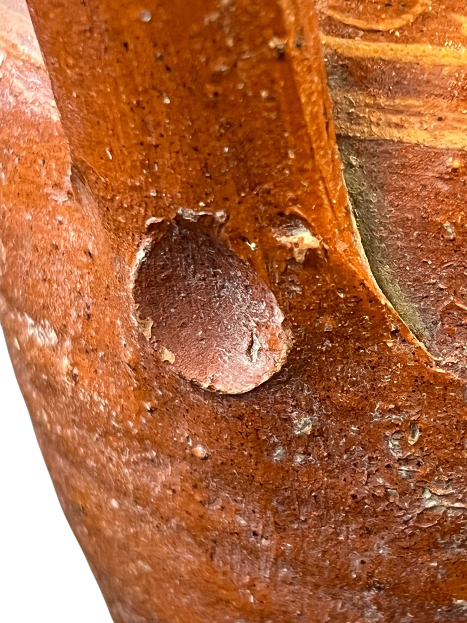 Handcrafted Earthenware Clay Pitcher - 3