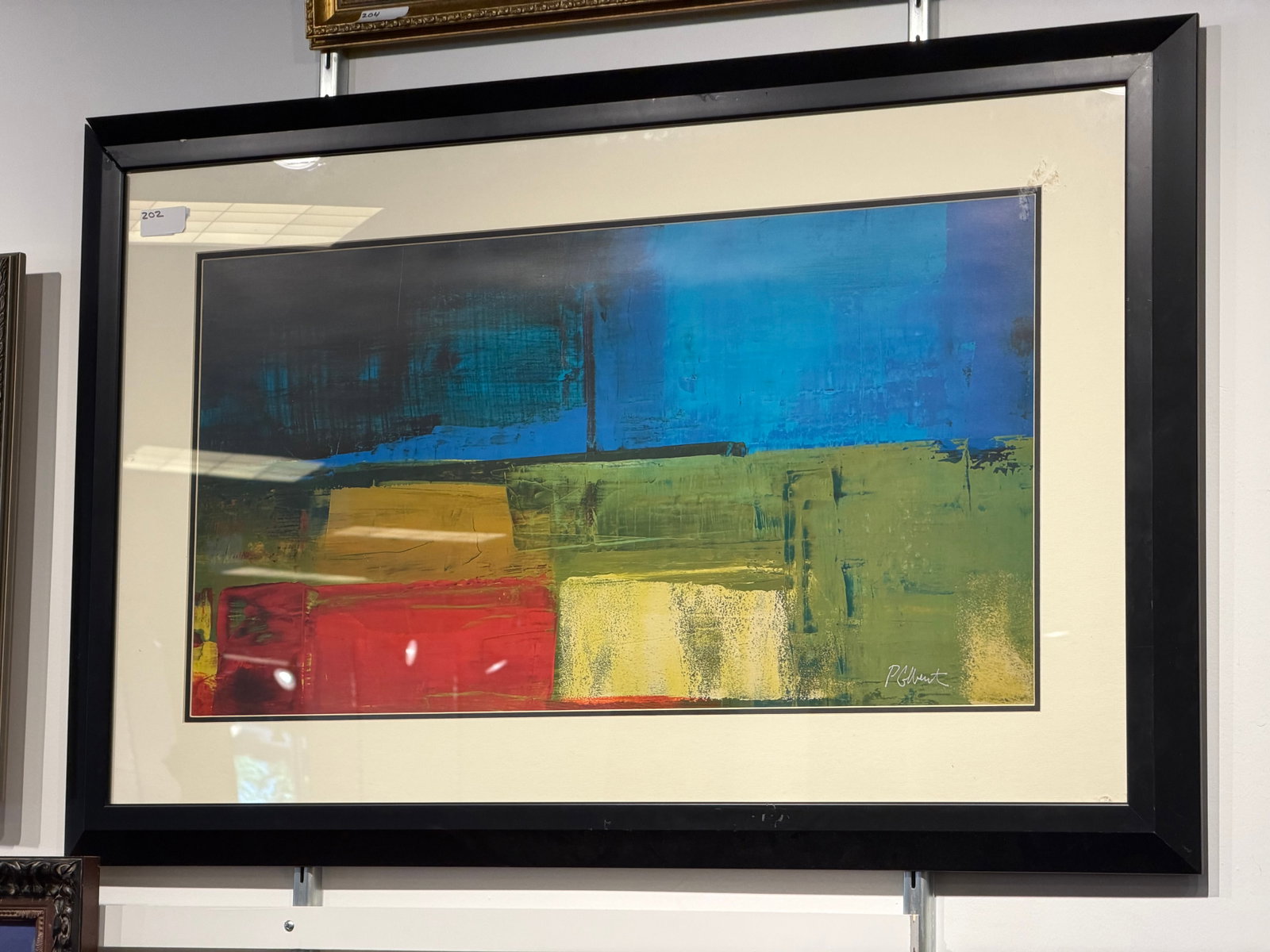 Signed Cheri Blum “Branches and Buds?? Framed Print: This artwork is an original print titled "Branches and Buds" (often published or sold as "Blossoms and Buds") by the late American artist Cheri Blum. [1, 2]Artwork DetailsArtist: Cheri Blum