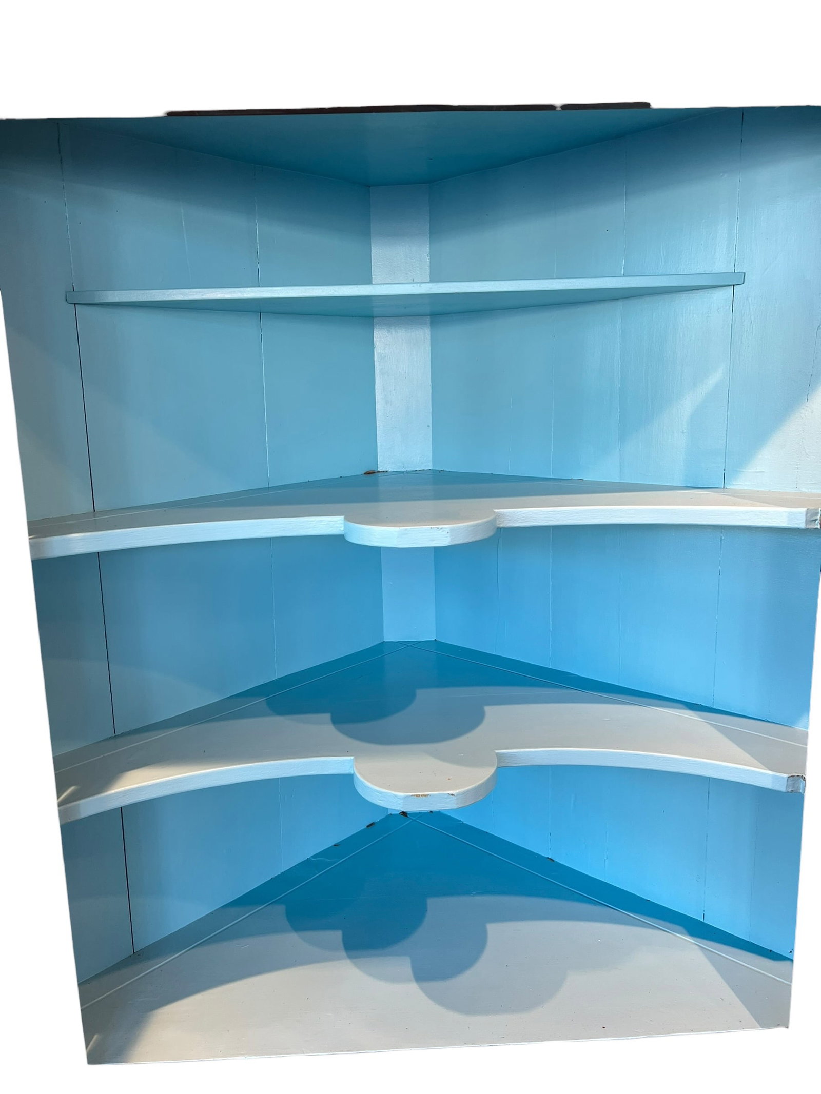 1 Pc. Cherry Corner Cabinet - 6