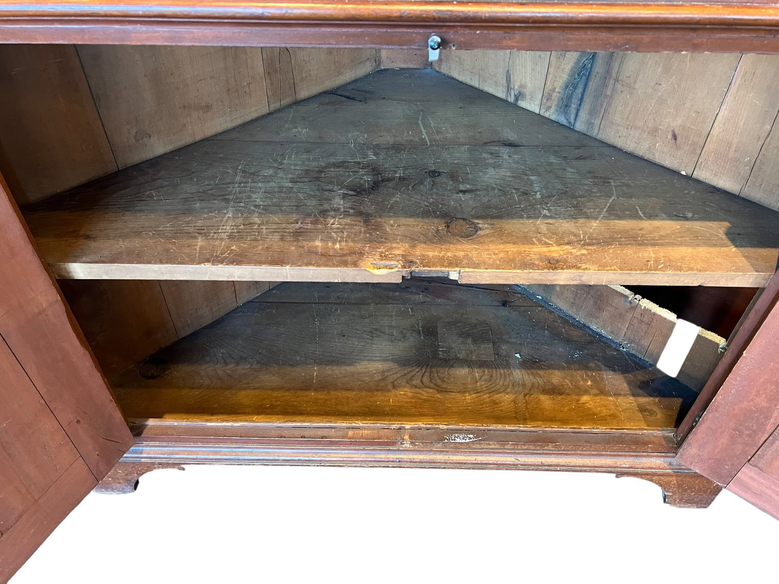 1 Pc. Cherry Corner Cabinet - 7