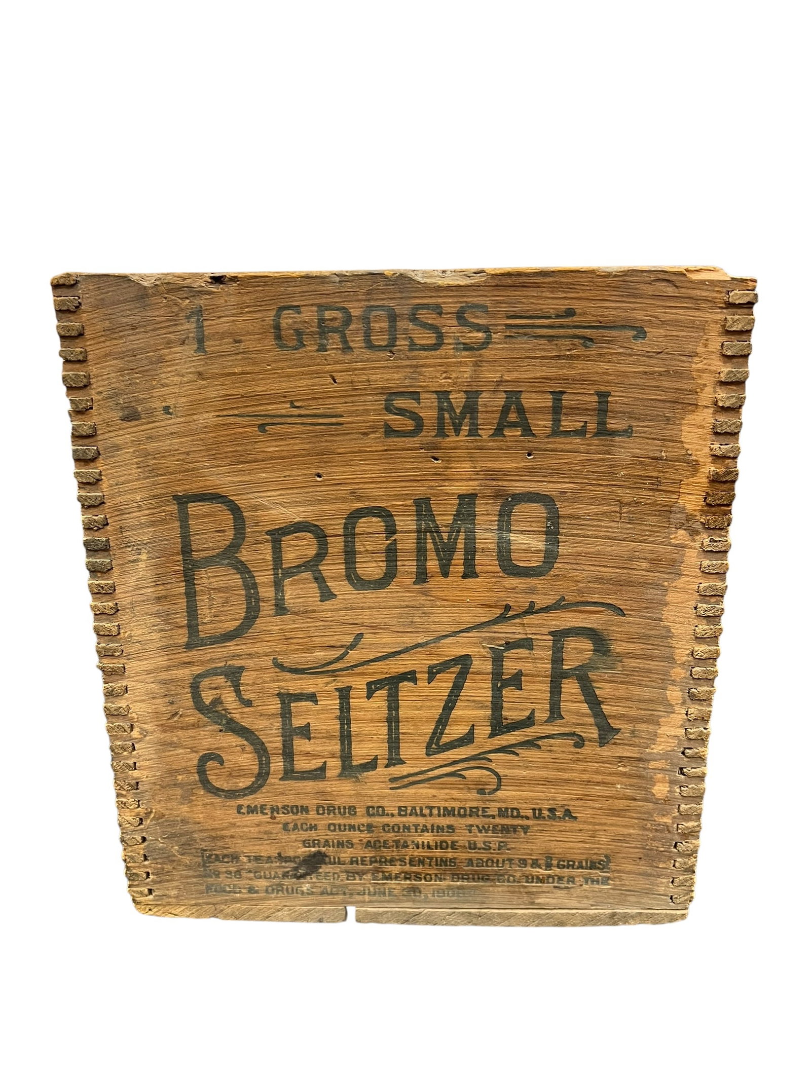 Bromo Seltzer Advertising Box - 8