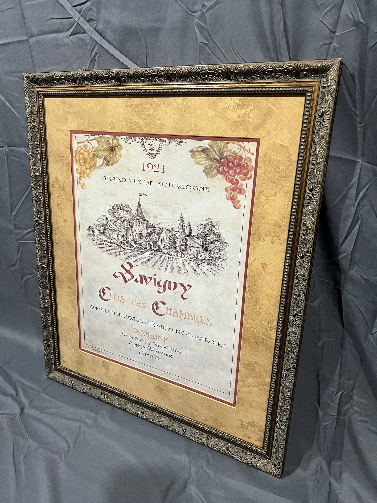 27Signed Pamela Gladding “Savigny" Print - 2