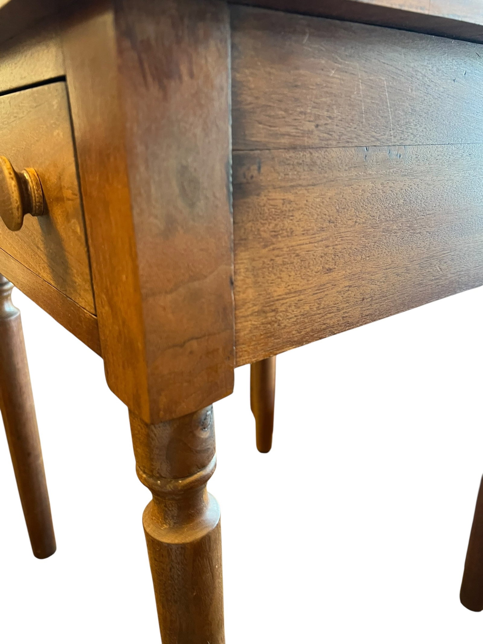 Sheraton Style Single Drawer Side Table - 3