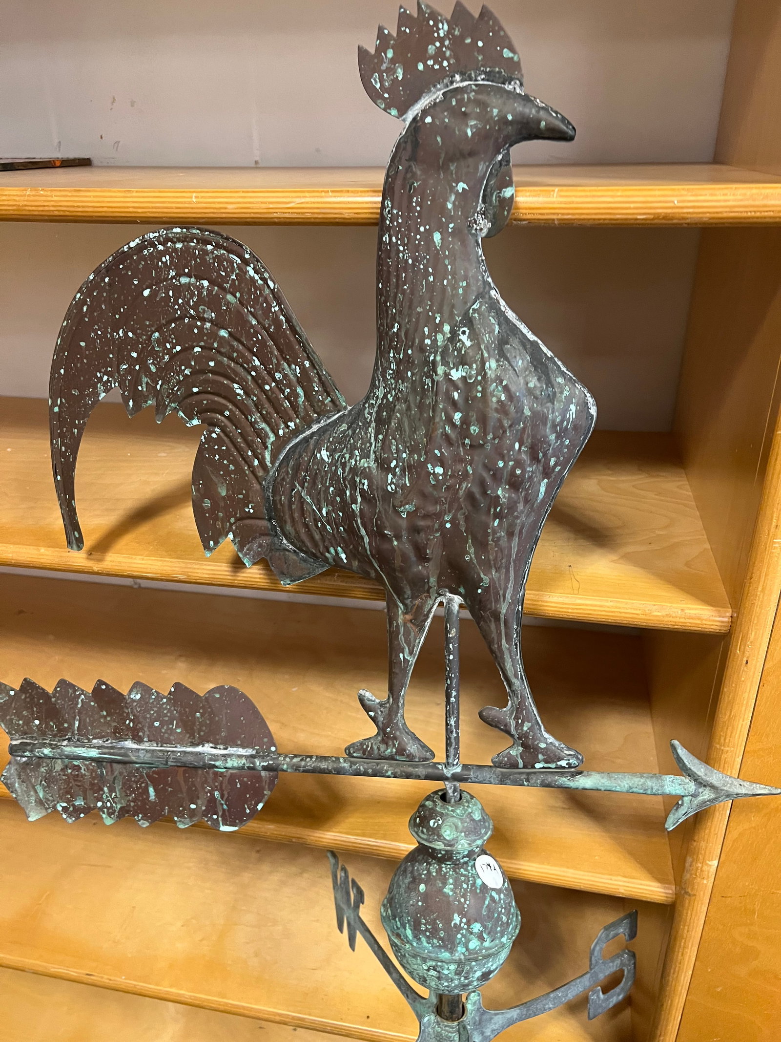 Copper Rooster Weather Vane - 2